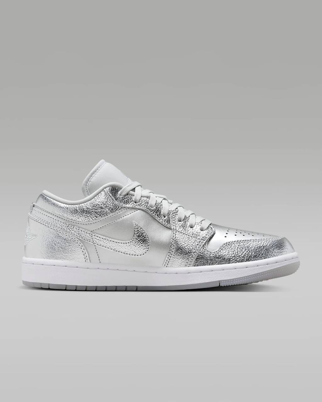 Nike Air Jordan 1 Low Metallic Silver