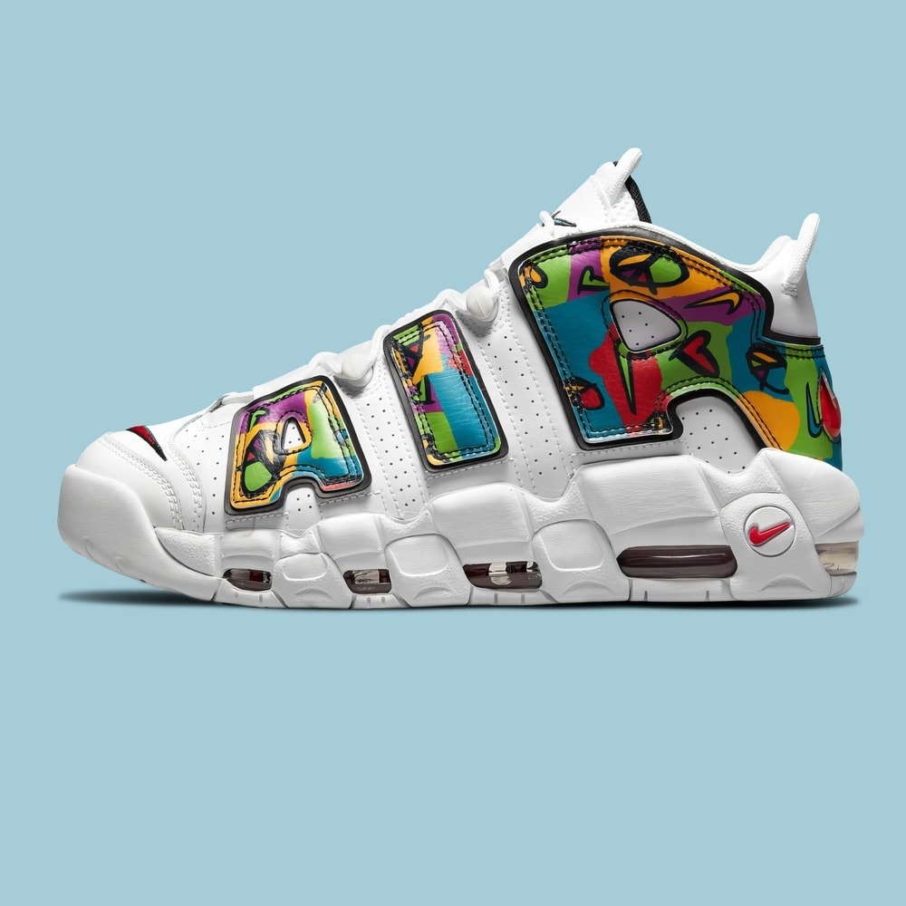 Nike Air More Uptempo Peace, Love, Swoosh