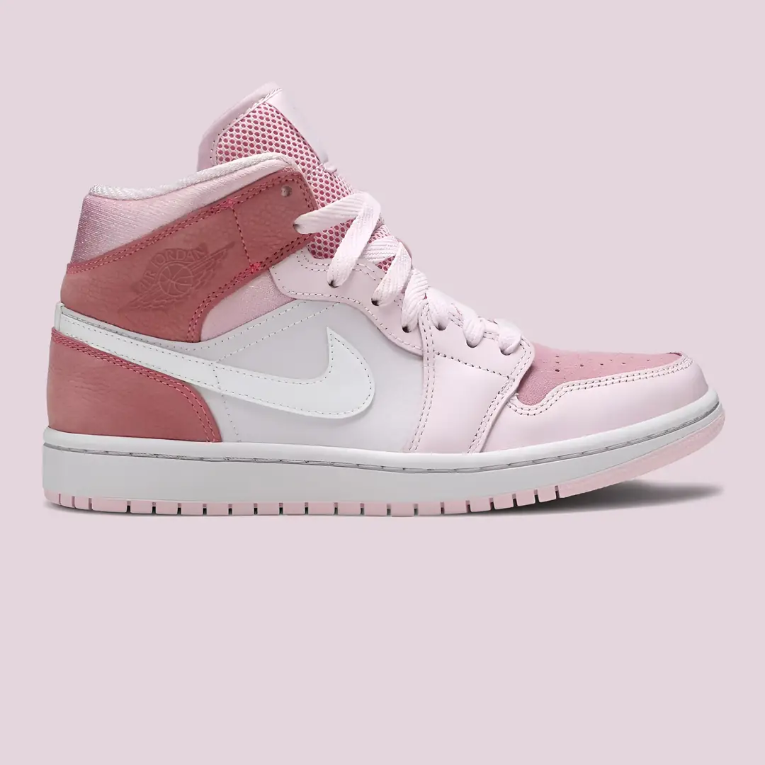 jordan retro 1 mid pink