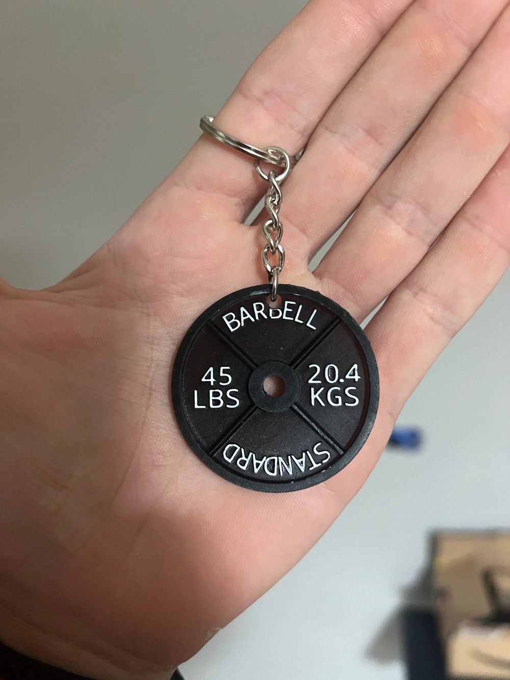 20kg Ağırlık Plakası Anahtarlık