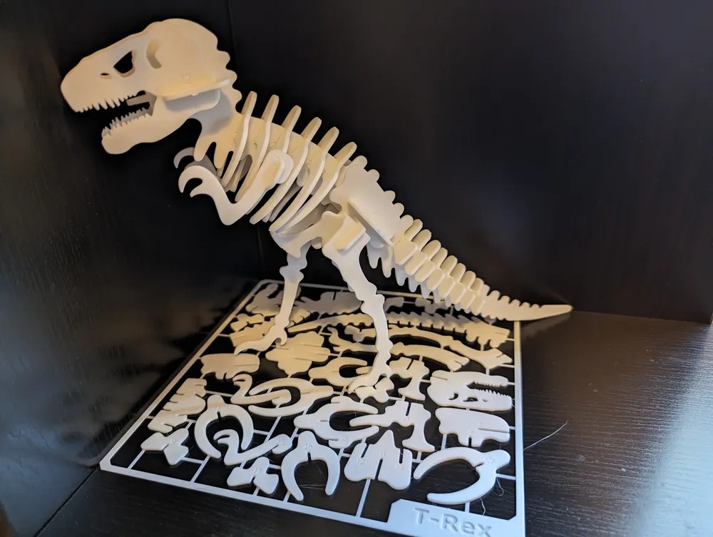 T-Rex İskelet Kit Card