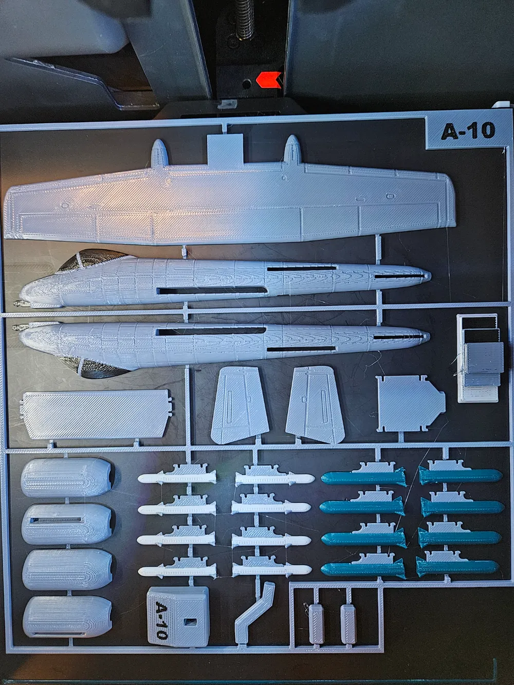 A10 Savaş Uçağı Kit Card