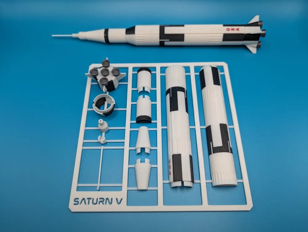 NASA Saturn V Kit Card