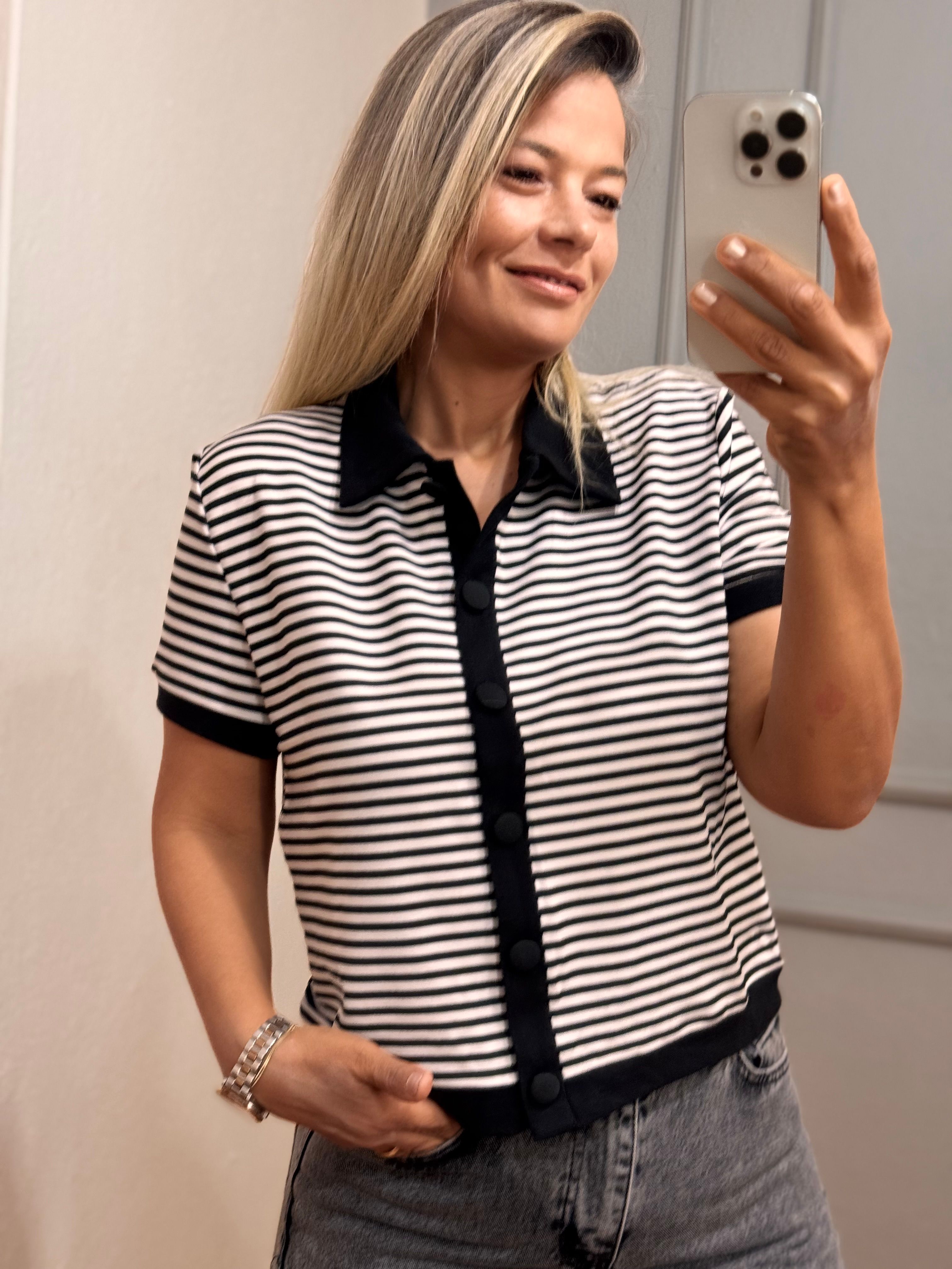 POLO  YAKA DÜĞME DETAYLI TİŞÖRT