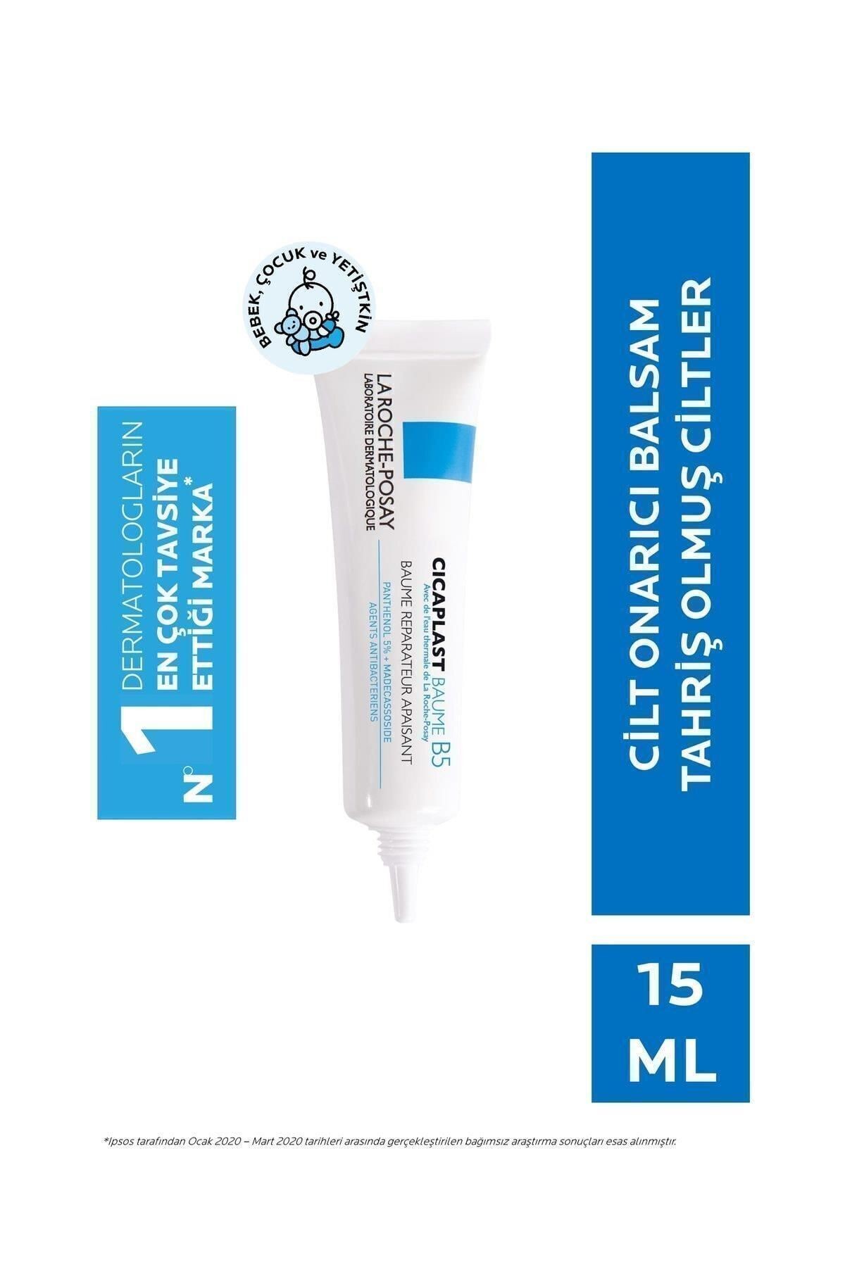 Cicaplast Baume B5 15 ml Kuru Ve Tahriş Olmuş Ciltler Için Onarıcı Bakım Kremi