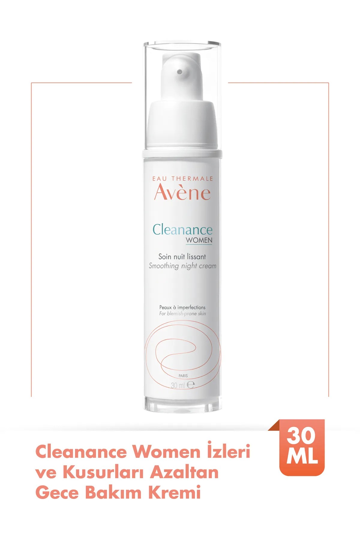 Cleanance Women İzleri ve Kusurları Azaltan Gece Bakım Kremi 30 ml