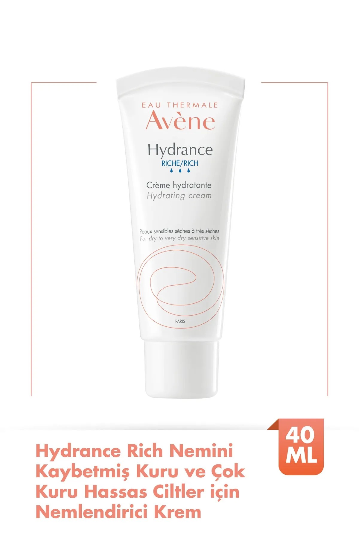 Hydrance Rich Nemini Kaybetmiş Kuru ve Çok Kuru Hassas Ciltler için Nemlendirici Krem 40 ml
