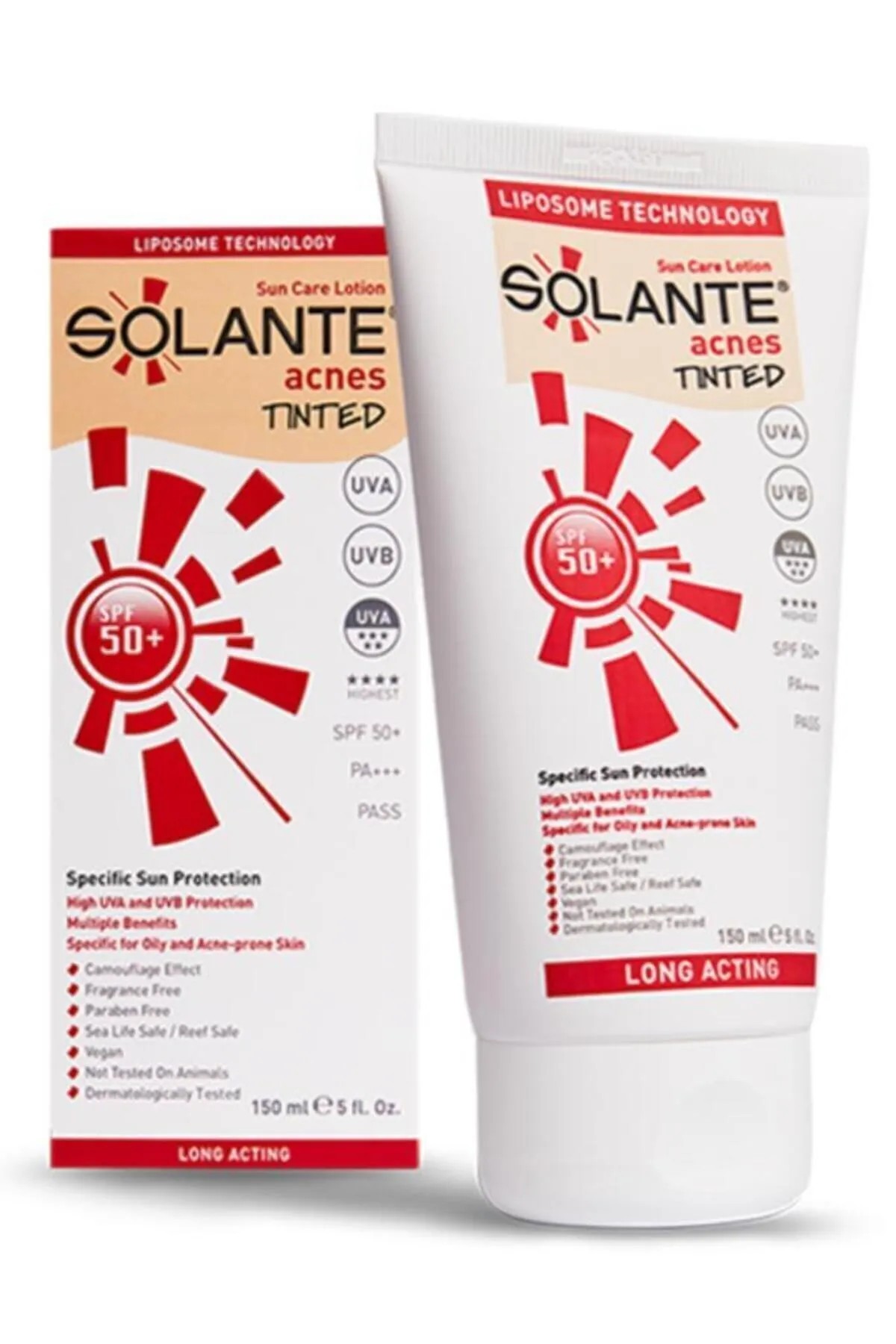 Acnes Tinted Spf 50 Losyon 150 ml