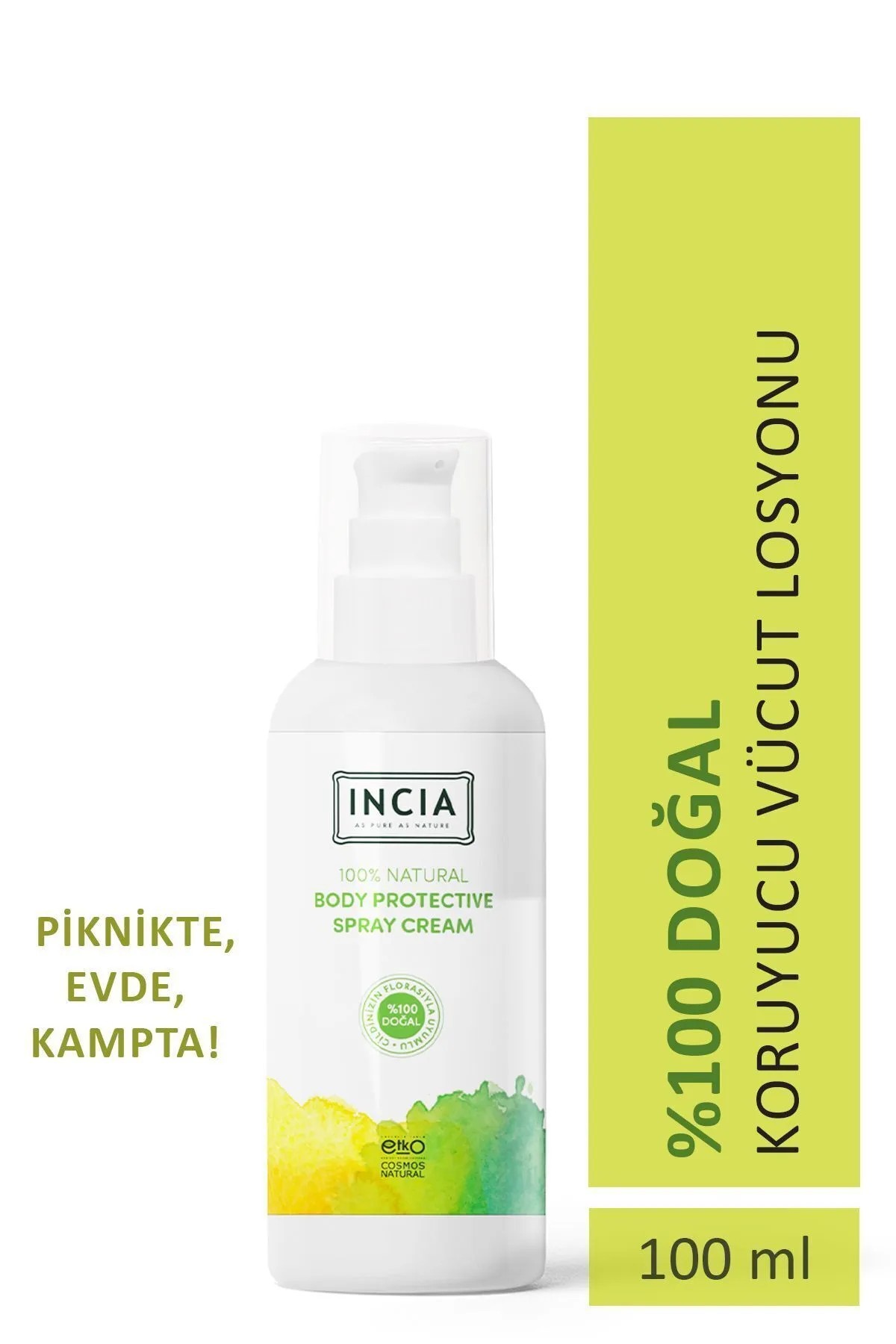 %100 Doğal Koruyucu Vücut Losyonu Sprey Yenidoğan Bebek Çocuk İçin Limon Okaliptus Vegan 100 ml