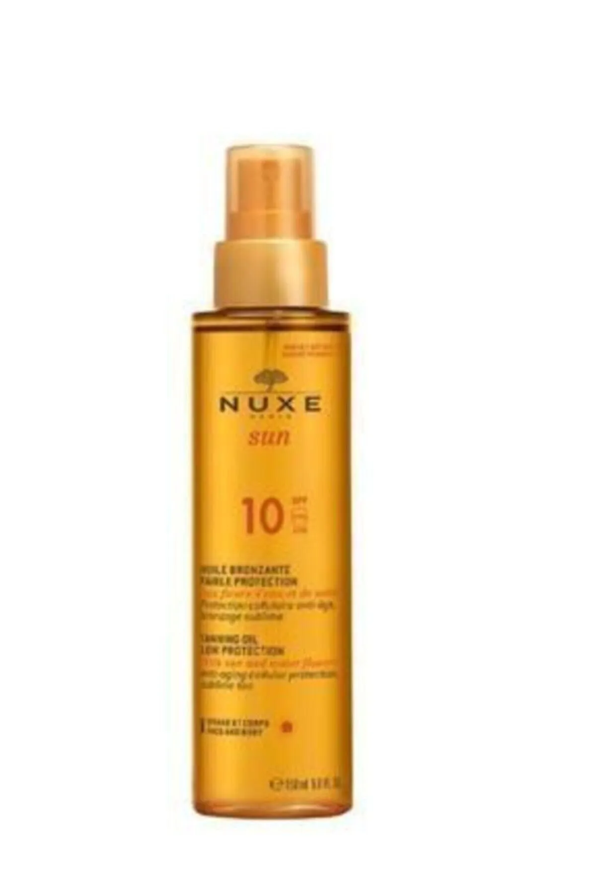 Sun Güneş Bronzlaştırıcı Yüz Ve Vücut Yağı Spf 10 150ml 3264680005862