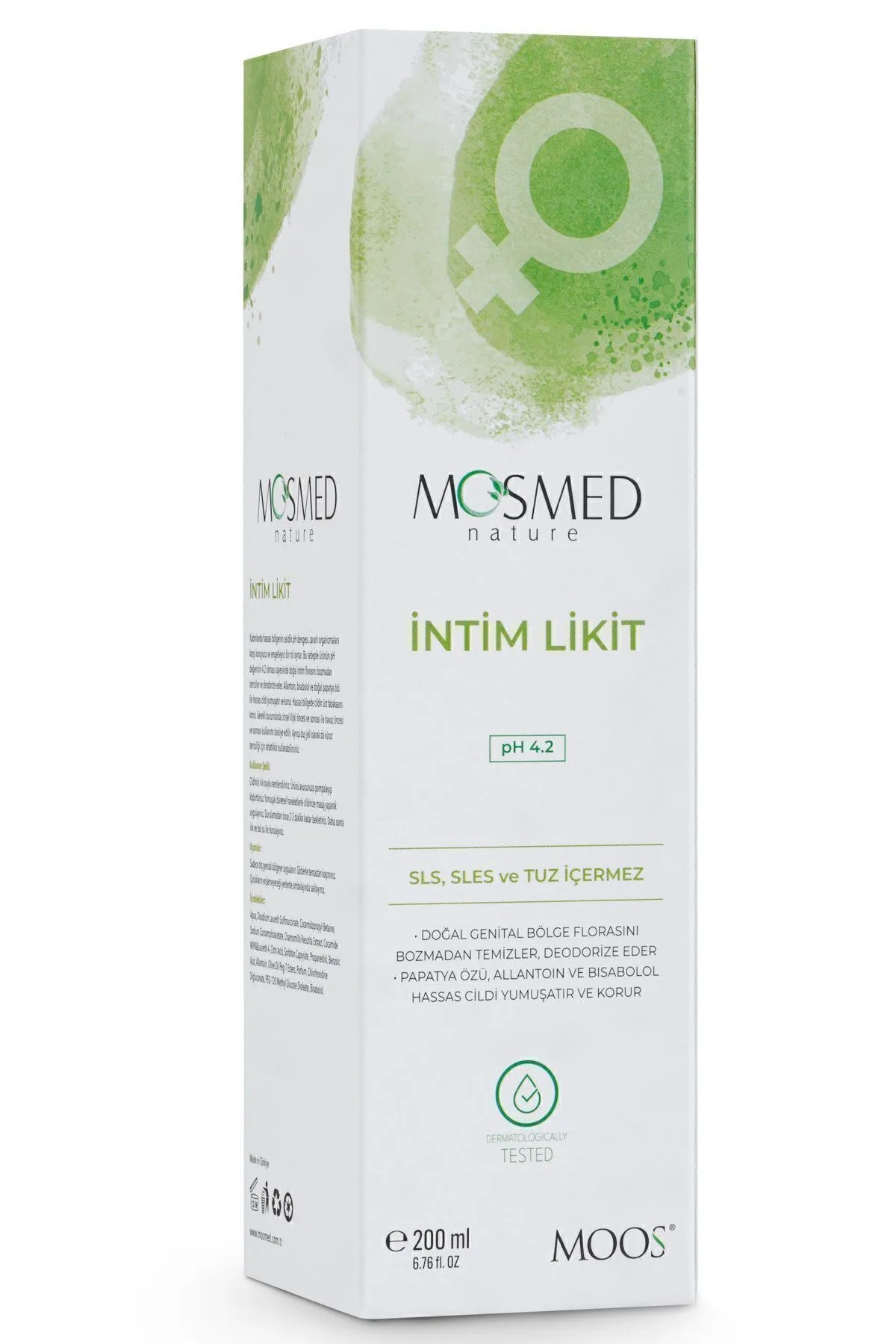 İntim Tuzsuz Sülfatsız Likit 200 ml (KADIN)
