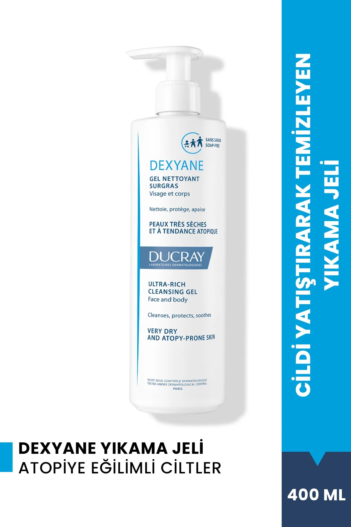 Dexyane Cildi Yatıştırarak Temizleyen Yıkama Jeli 400ml