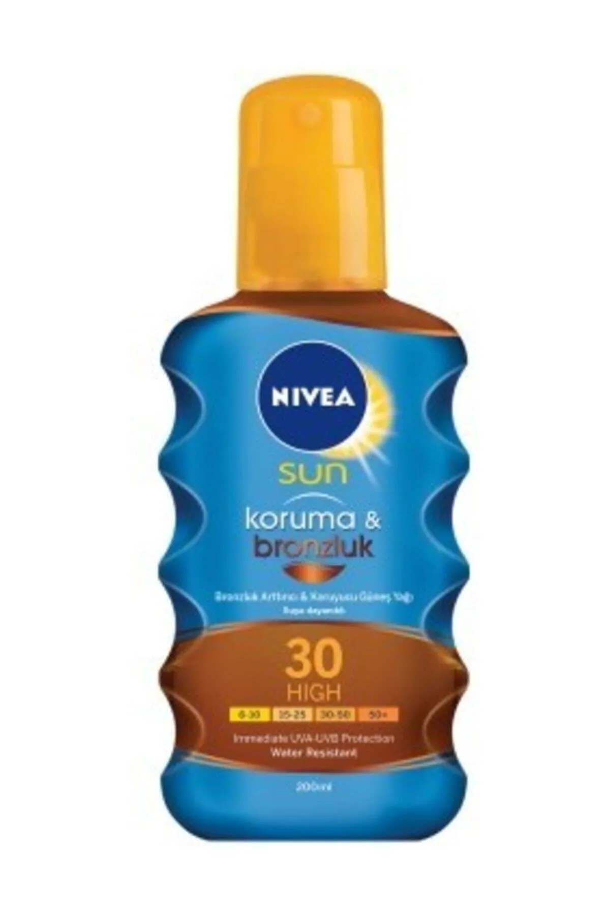 Sun Koruma & Bronzluk Bronzluk Arttırıcı Güneş Yağı Gkf 30 200 ml Çantalı