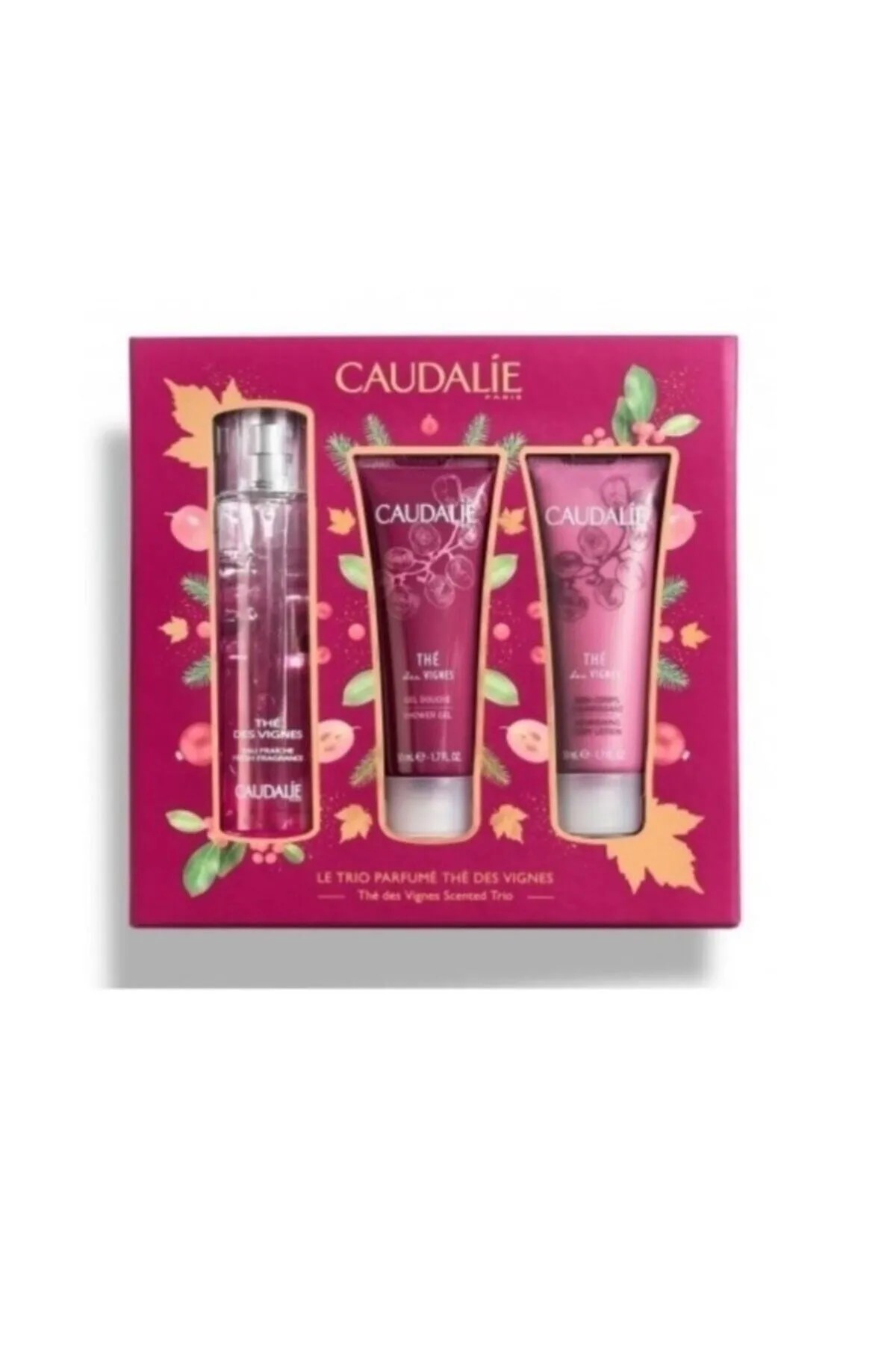 Caudalie Beyaz Misk ve Zencefil Aromalı 3'lü Kofre