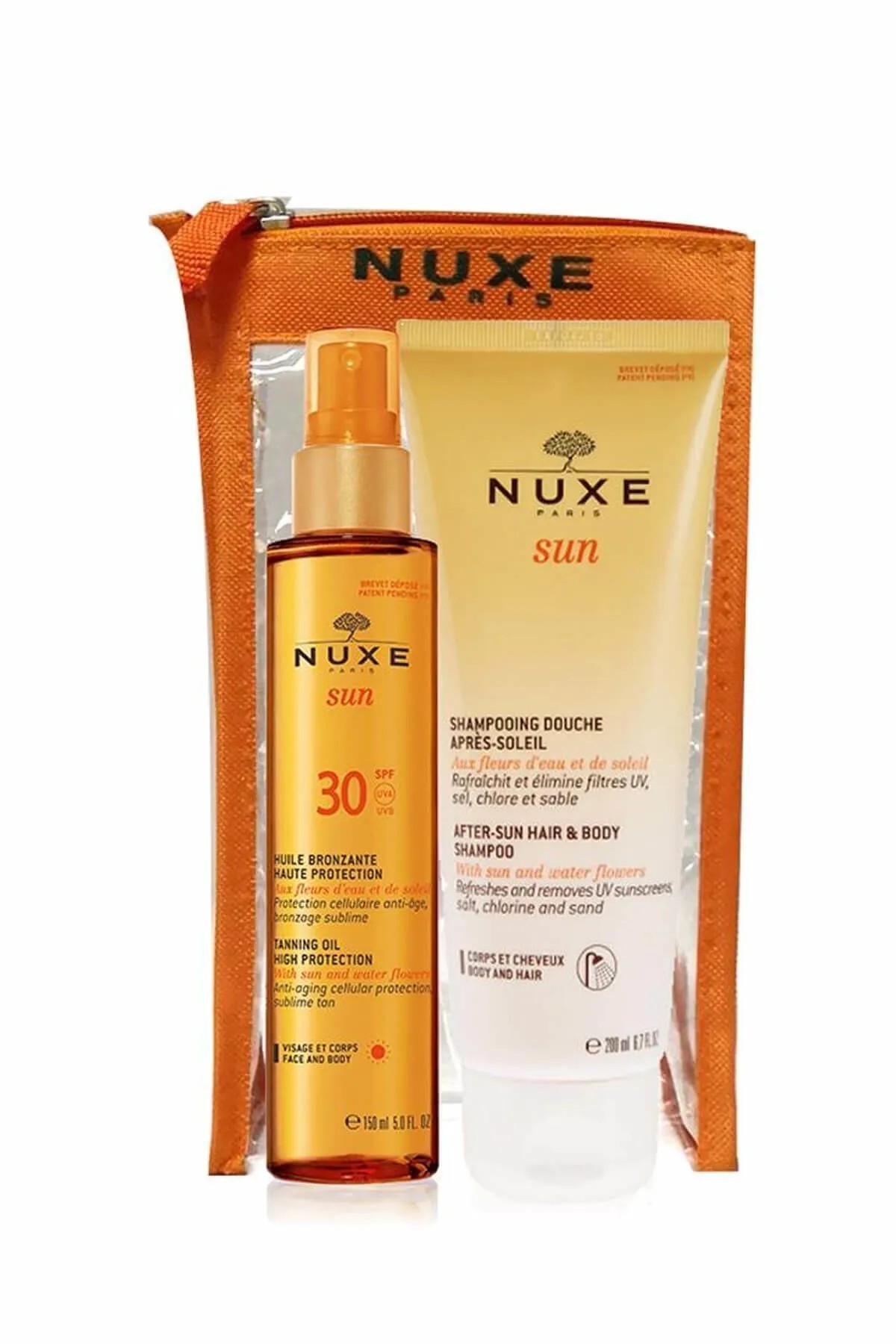 Güneş Koruyucu Yüz ve Vücut Yağı 150 ml + Güneş Sonrası Saç ve Vücut Şampuanı 200 ml 30177019K18