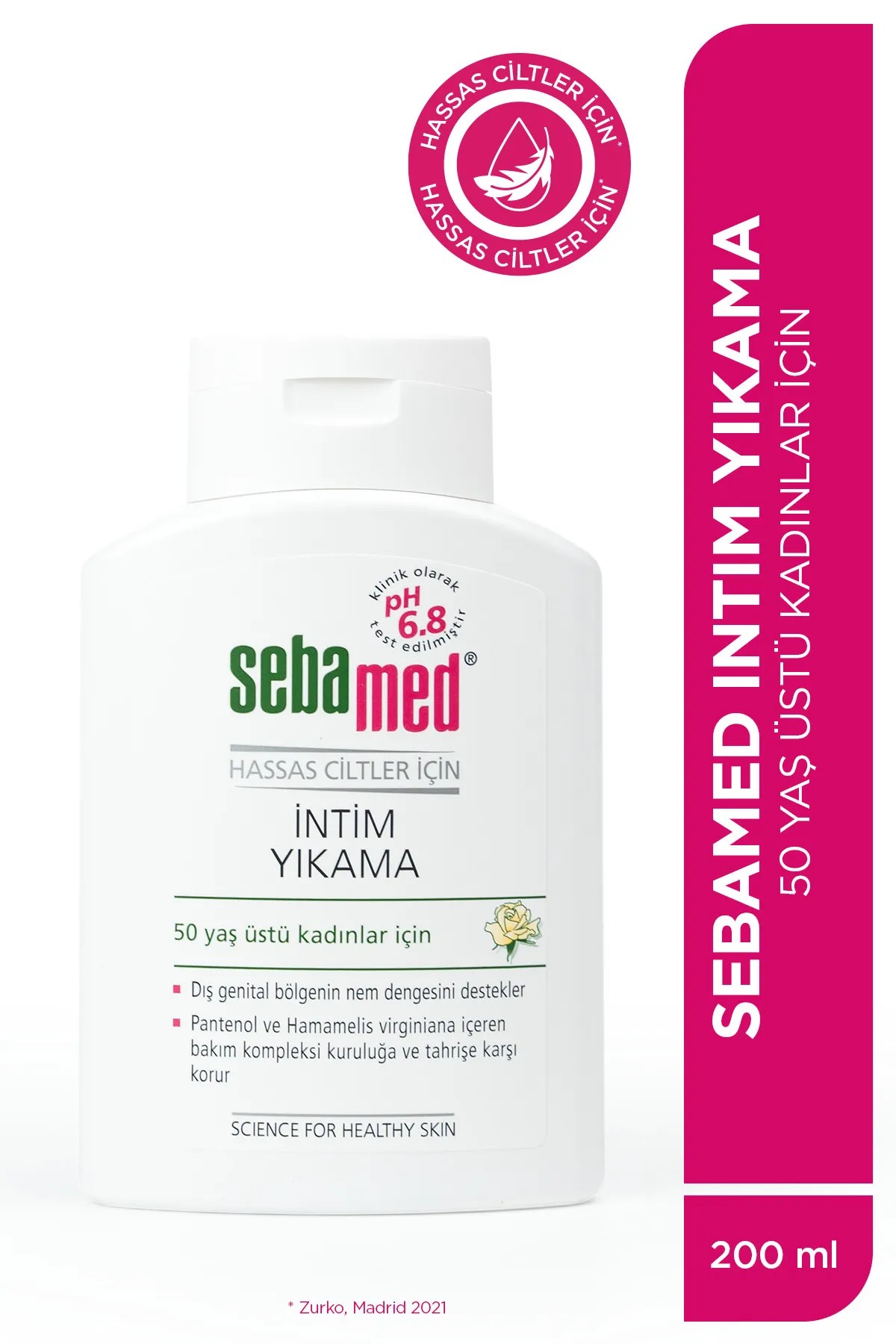 Kuruma ve İrritasyon Karşıtı Menopoz İntim Yıkama - Hassas Cilt Dış Genital Bölge Temizleyici 200ml