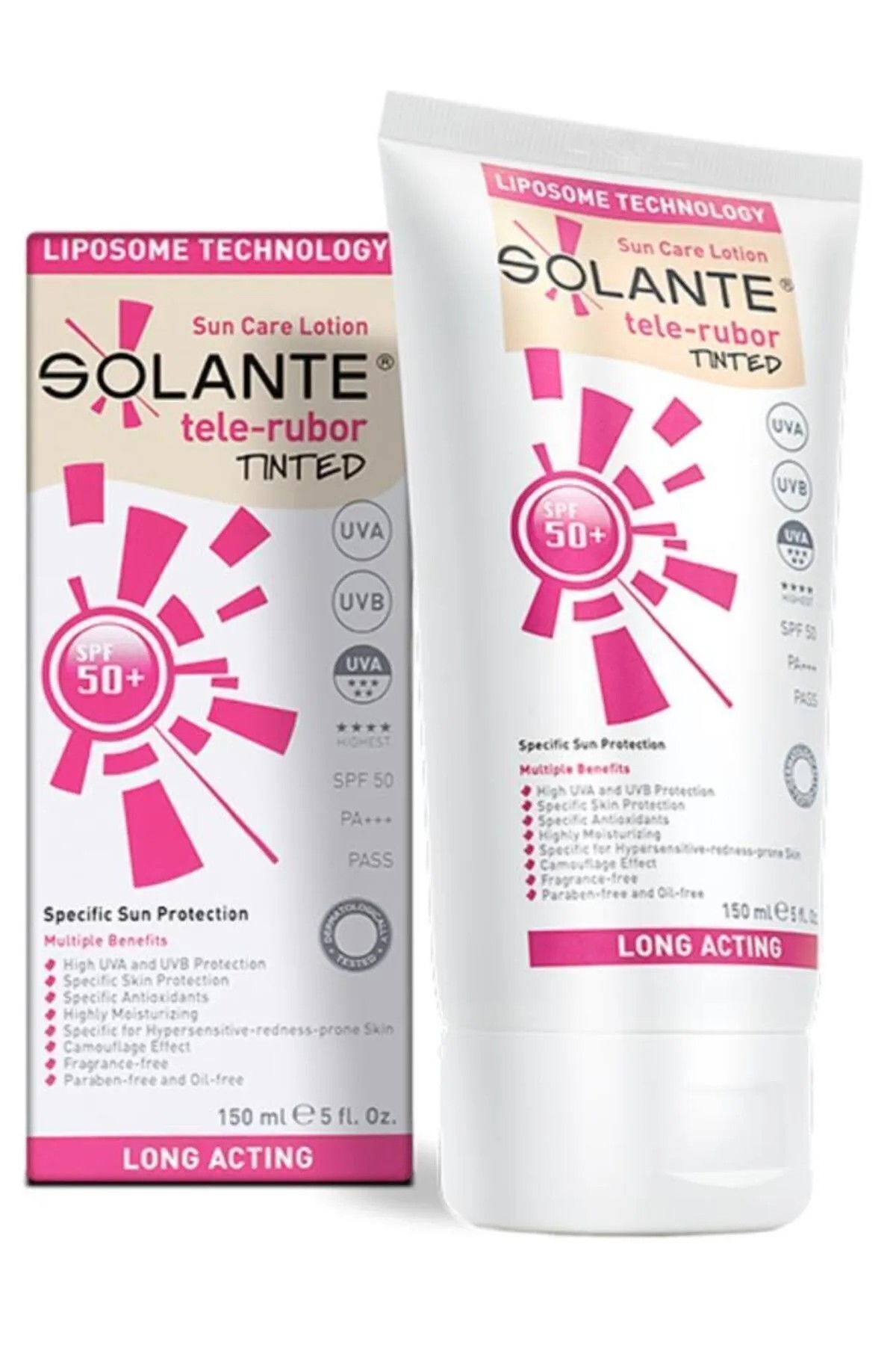 Telerubor Tinted Spf 50 Losyon 150 ml