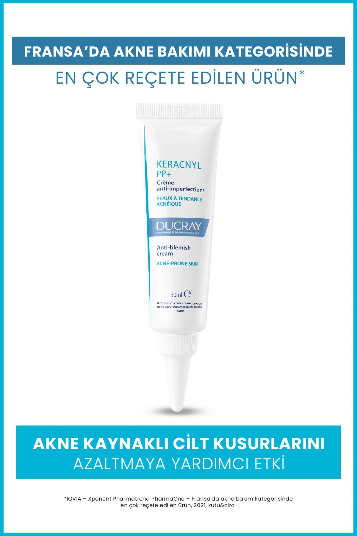 Yağlı Ve Akneye Eğilimli Ciltler Için Bakım Kremi 30ml