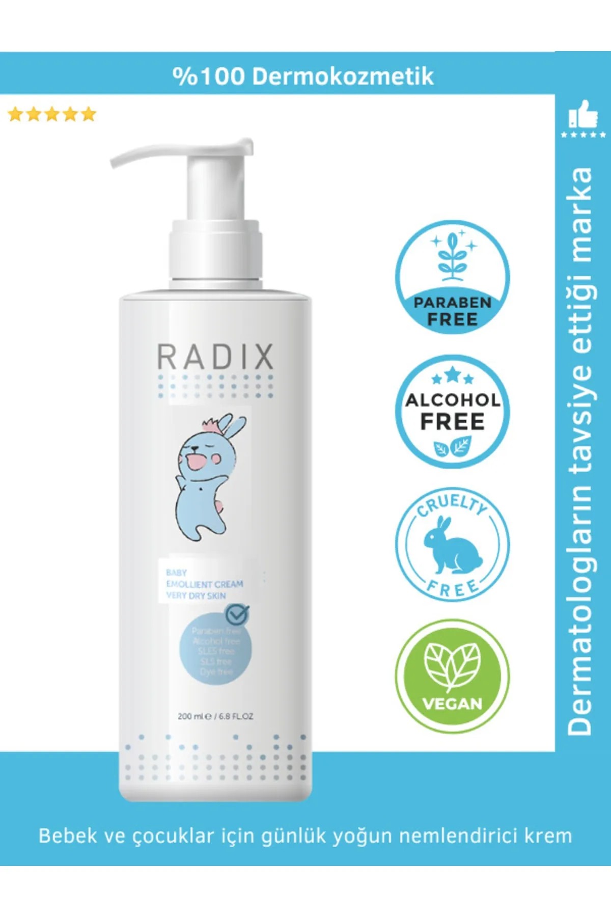Bebek Ve Çocuklar Için Nemlendirici Emolient Krem - Baby Emollient Cream 200 Ml 8681877436134