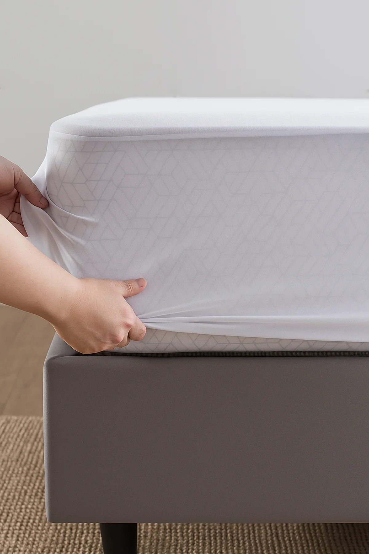 Fitted Pamuklu Sıvı Geçirmez Düz Yatak Alezi