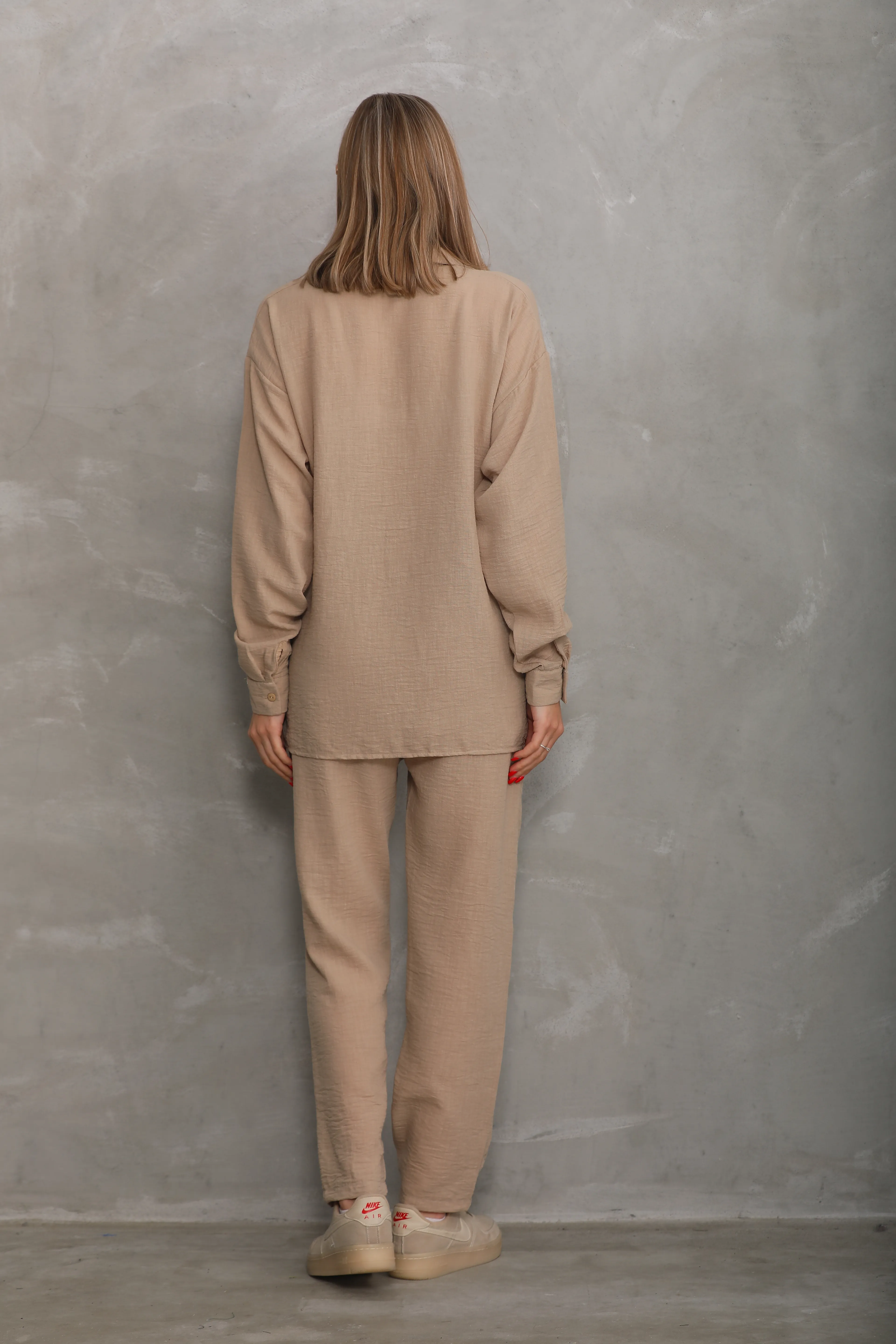 4371 Önden Düğmeli Hamile ve Lohusa Alt-Üst Takım