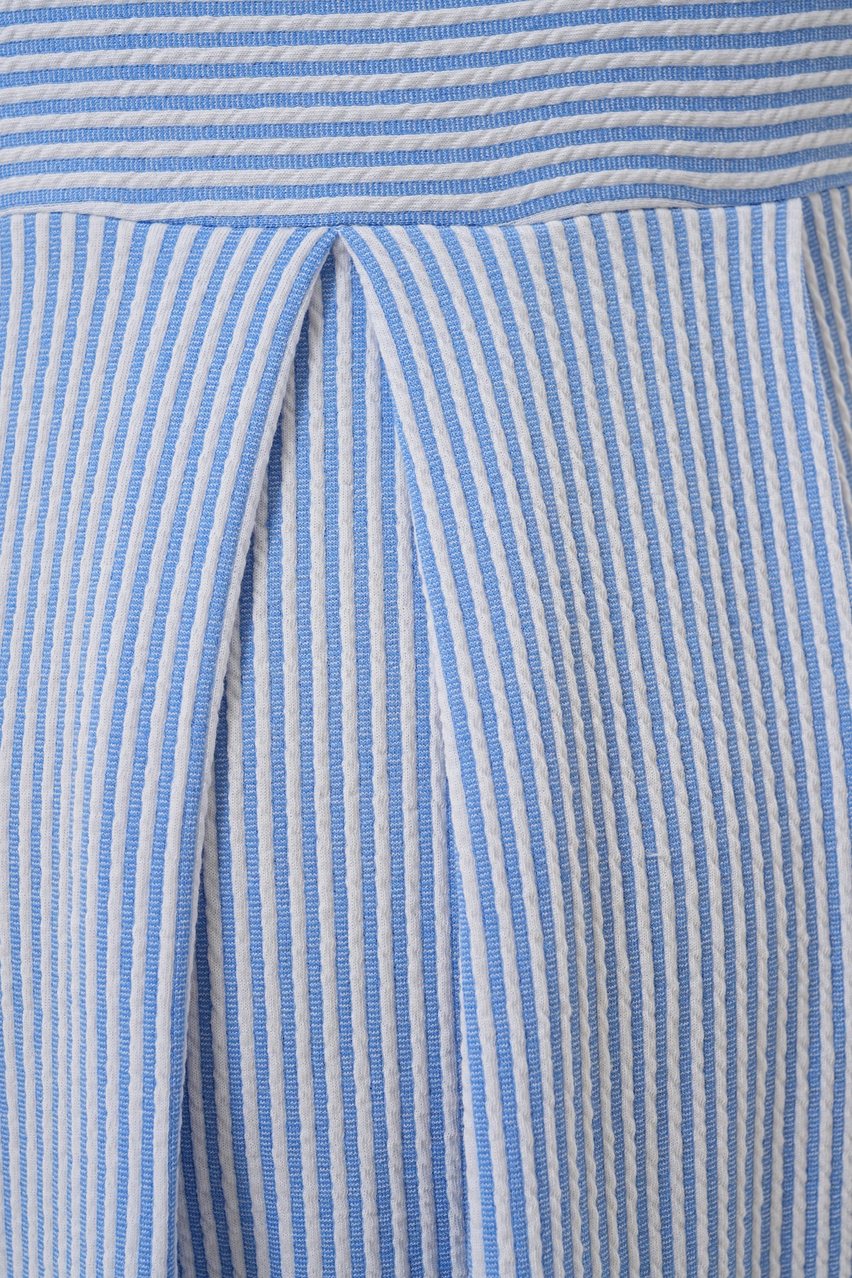 4489 Çizgili Hamile ve Lohusa Kısa Kol Uzun Elbise