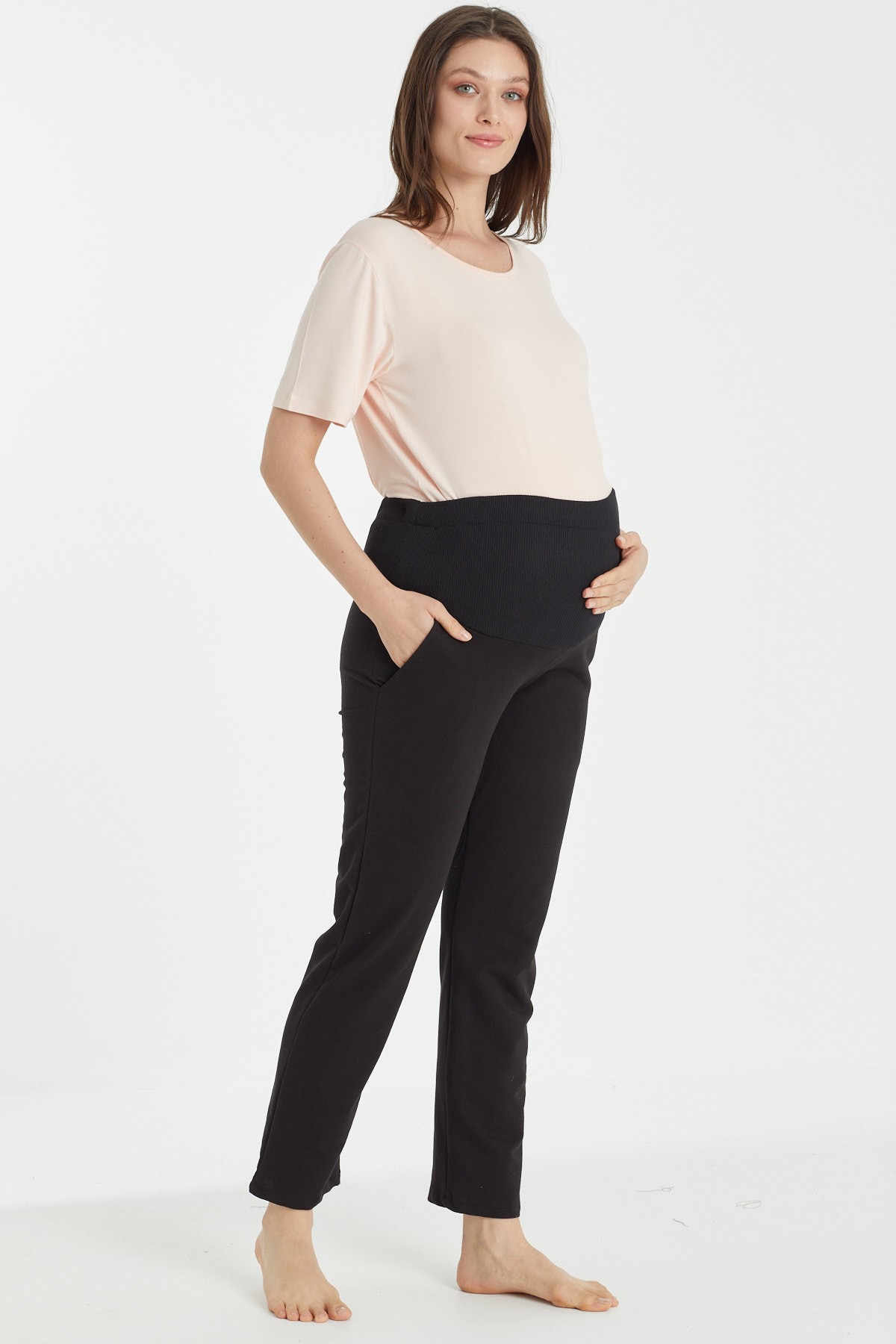 4061 Mom Fit Hamile ve Lohusa Eşofman Altı 