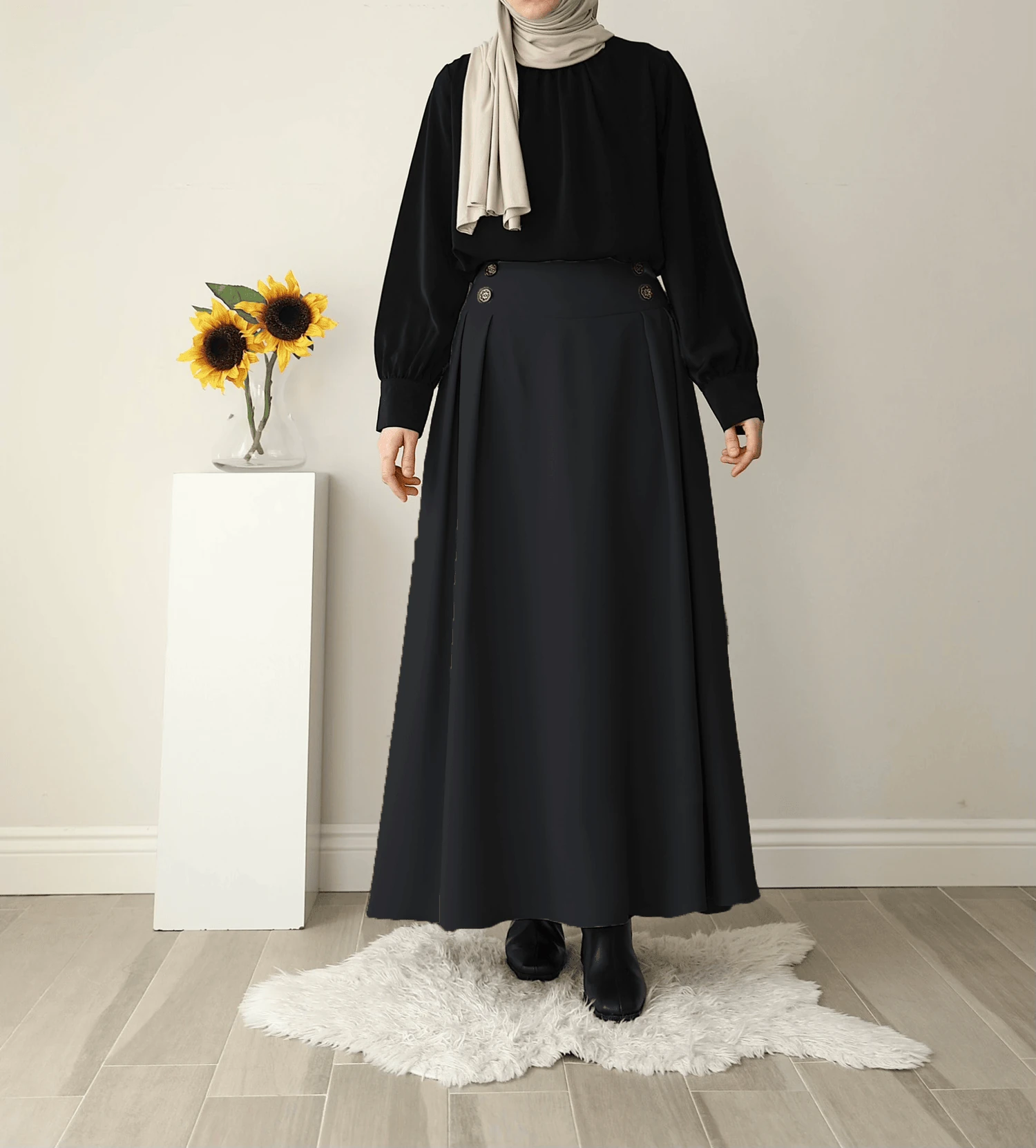 Kloş Etek - Siyah  - 2