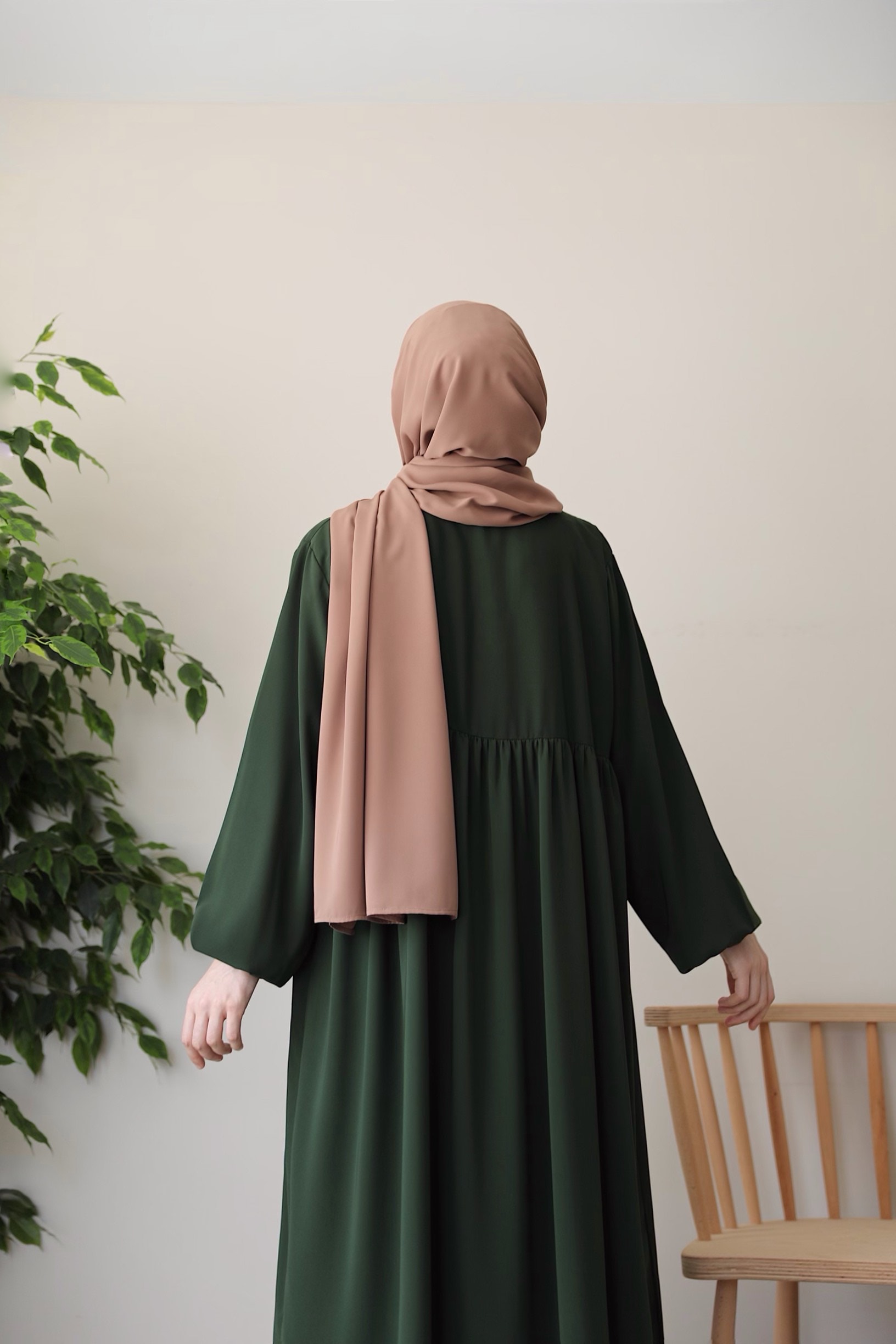 Robalı Elbise - Haki 