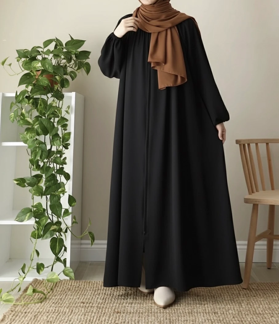 Kloş Ferace - Siyah 