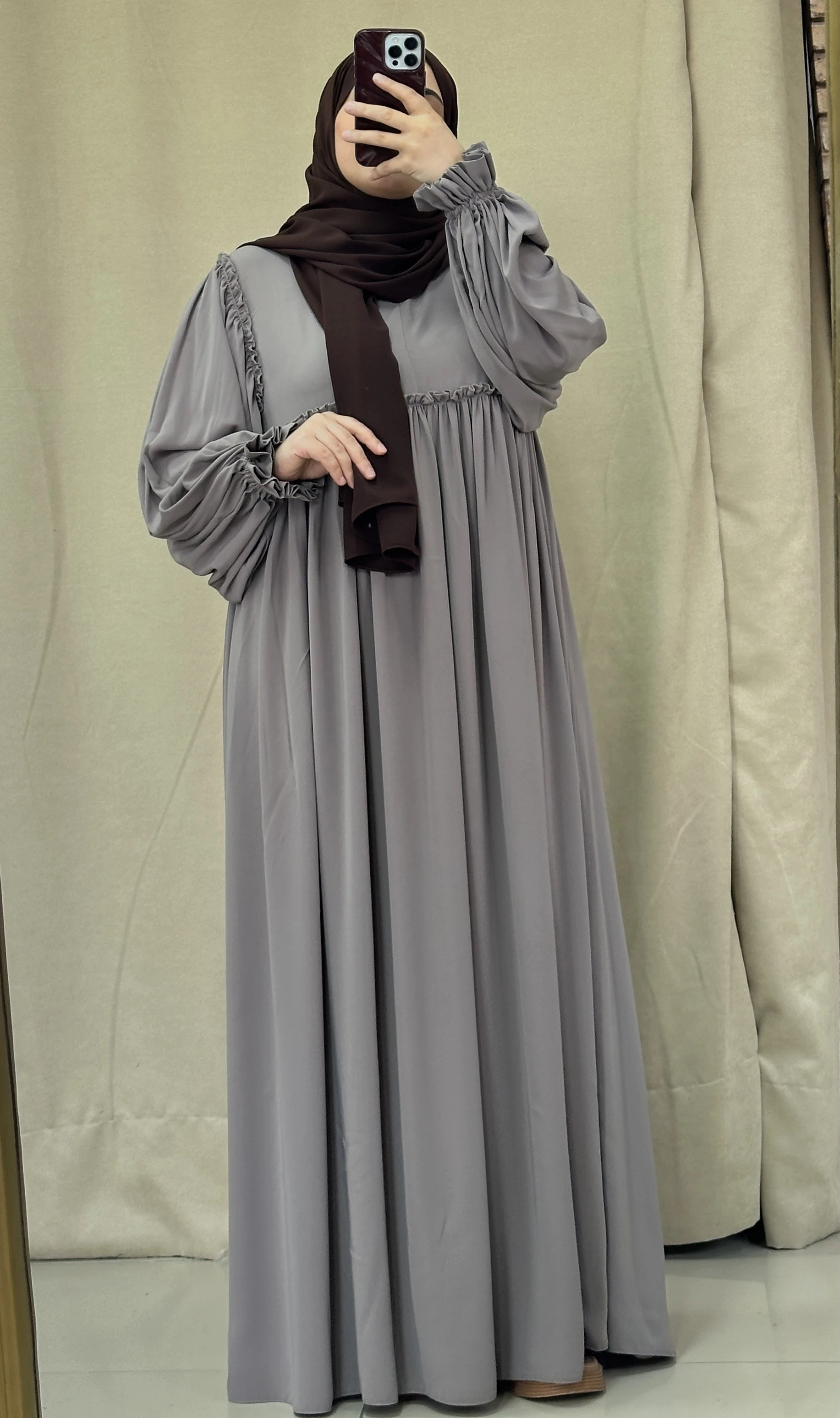 Sahra Elbise - Taş Rengi 