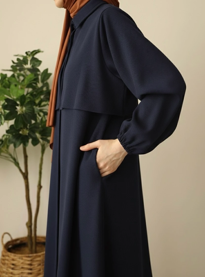 Örme İkili Takım - Lacivert 