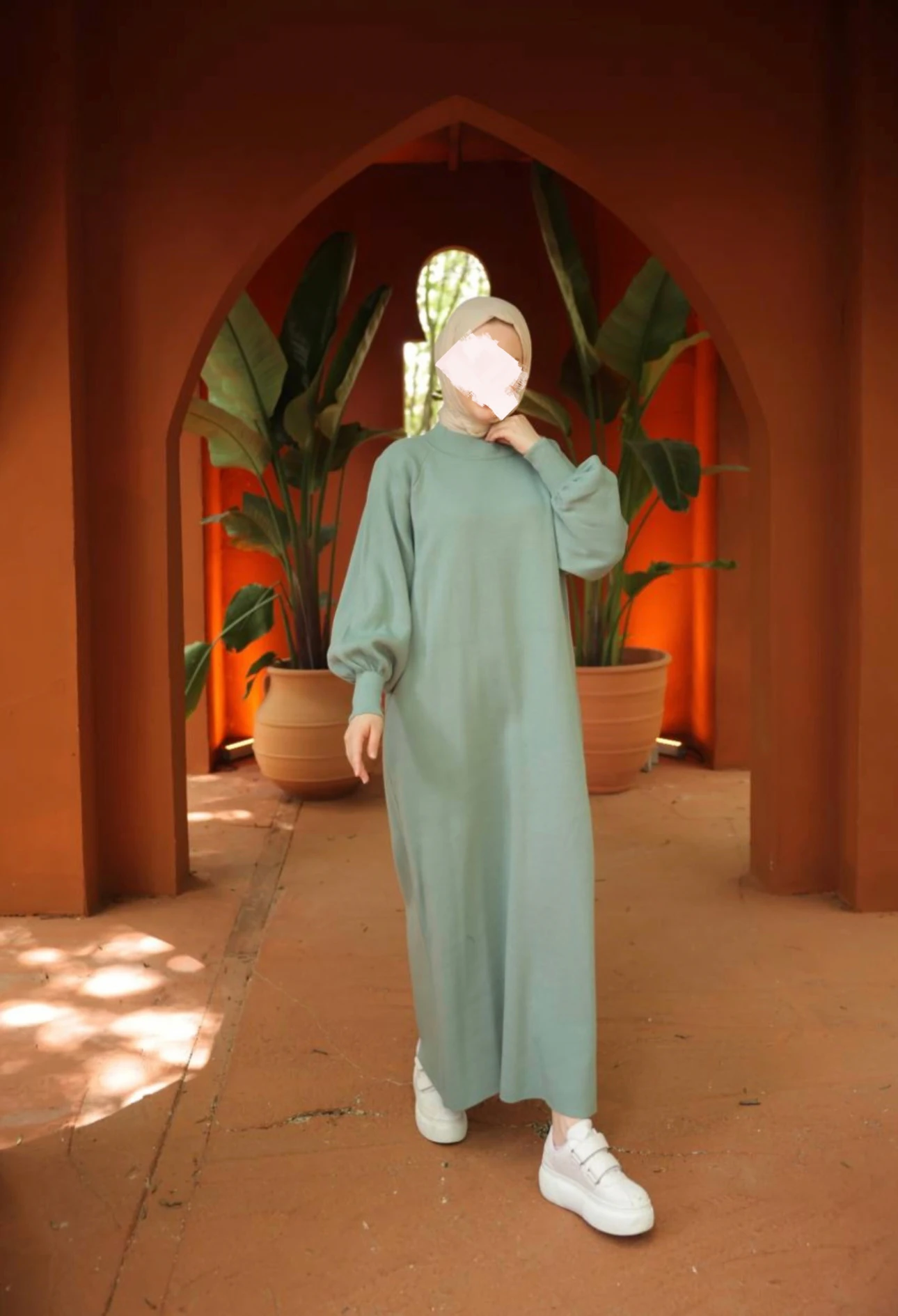 Triko Elbise - Çağla 