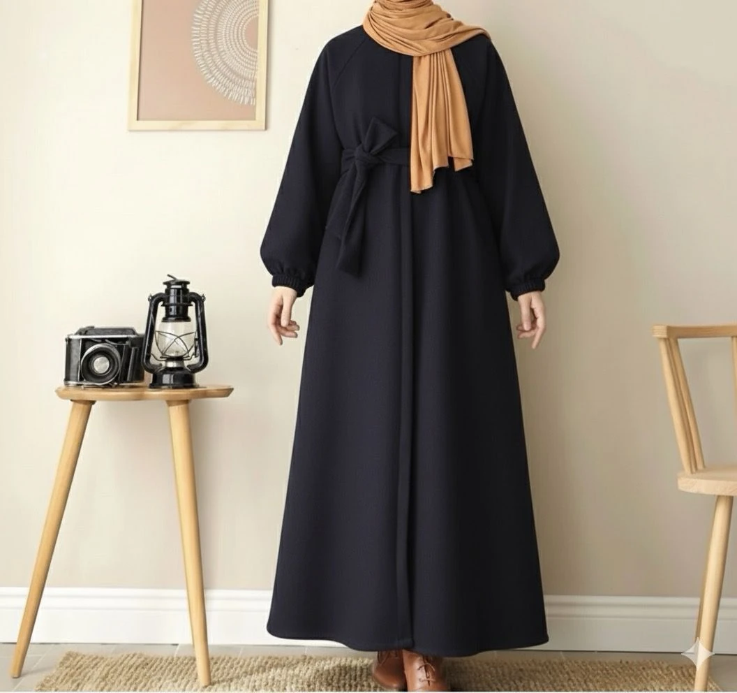 Kaşe Kaban - Lacivert 