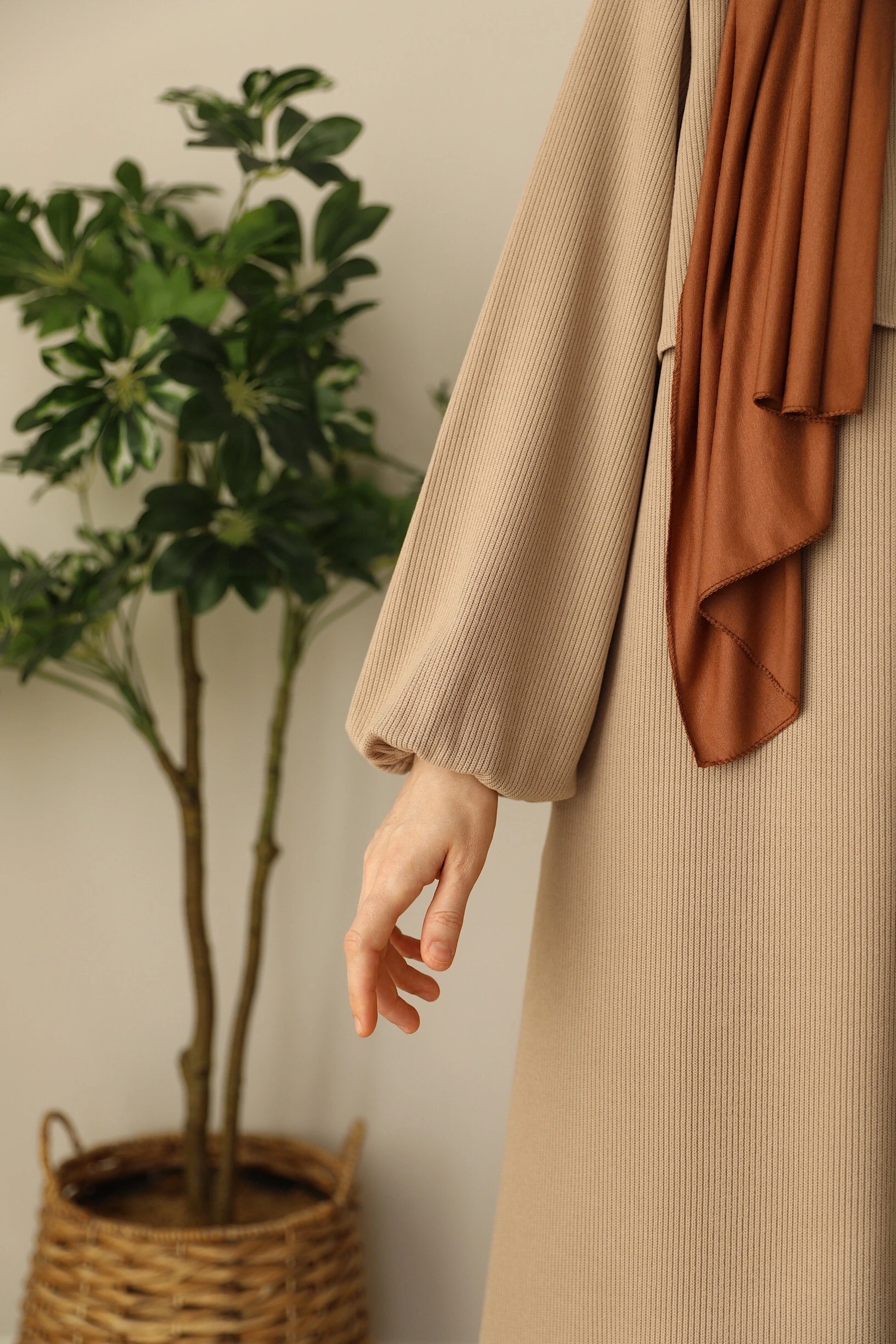 Sade Örme Takım - Bej 