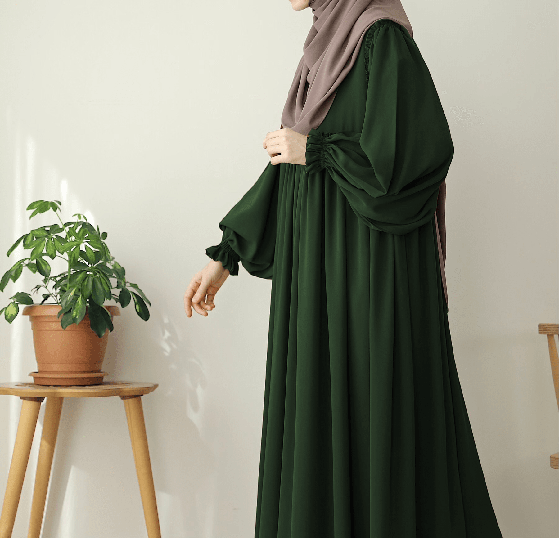 Sahra Elbise - Haki 