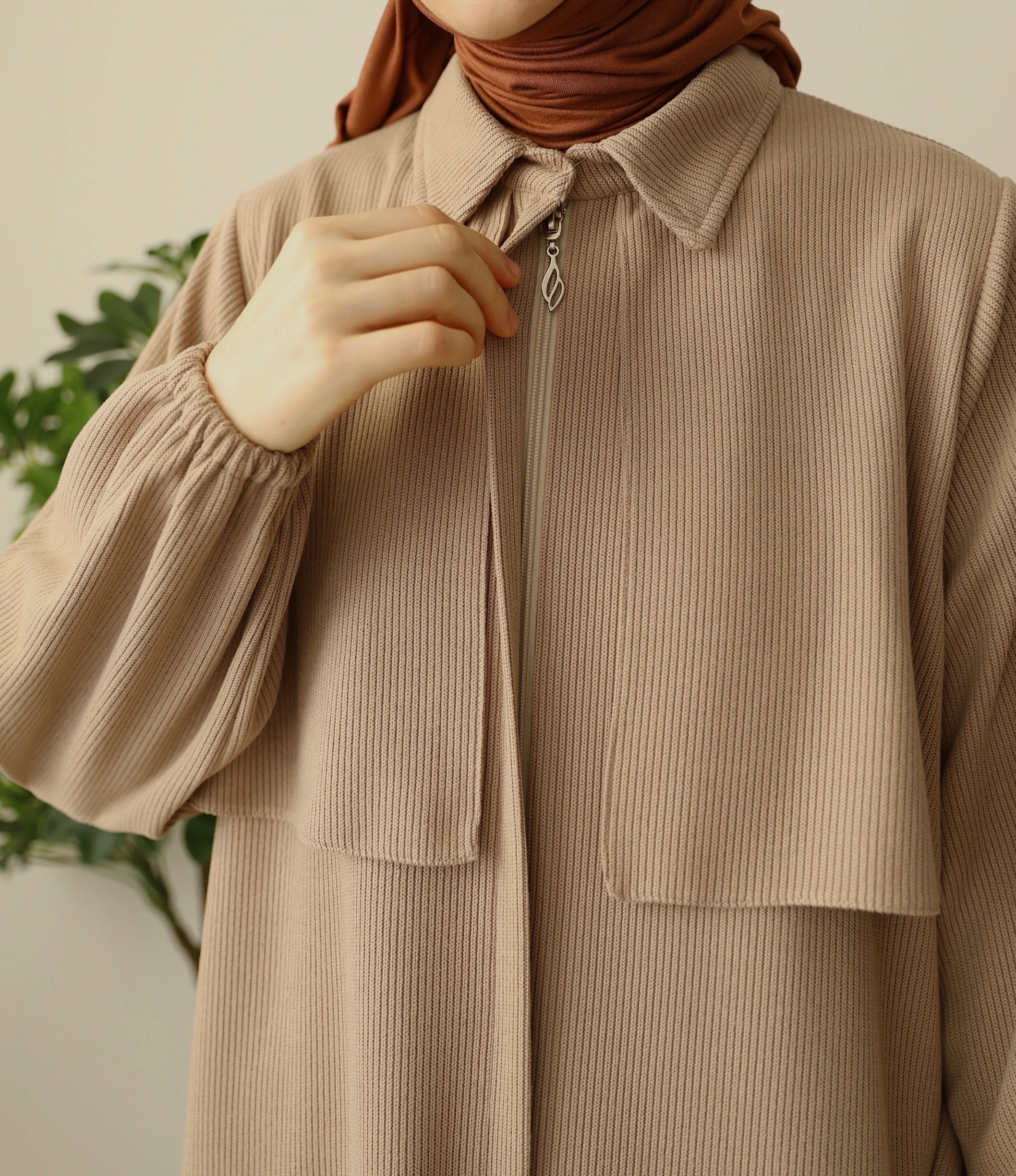 Sade Örme Takım - Bej 