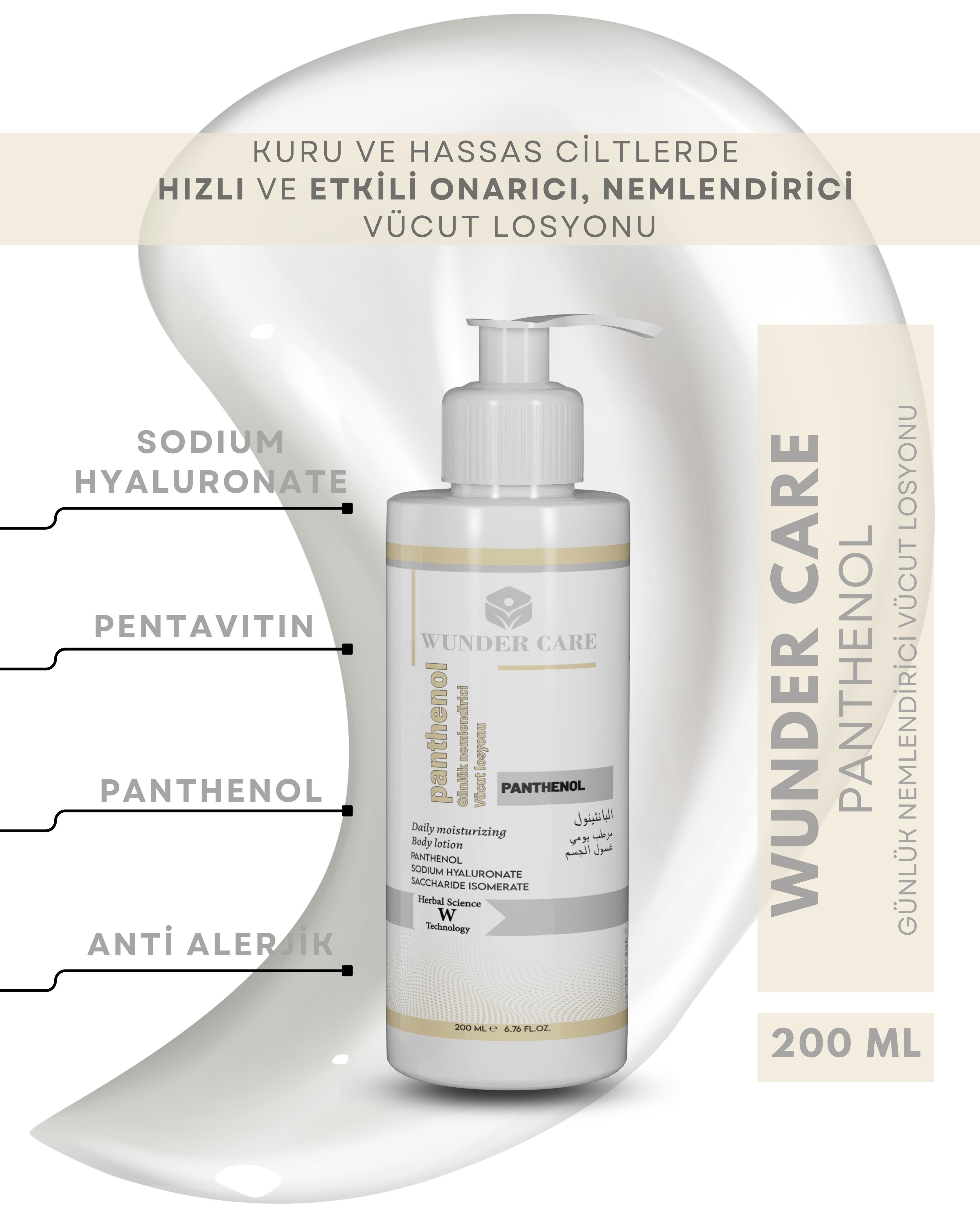 Wunder Care Panthenol Nemlendirici Krem 200 ML