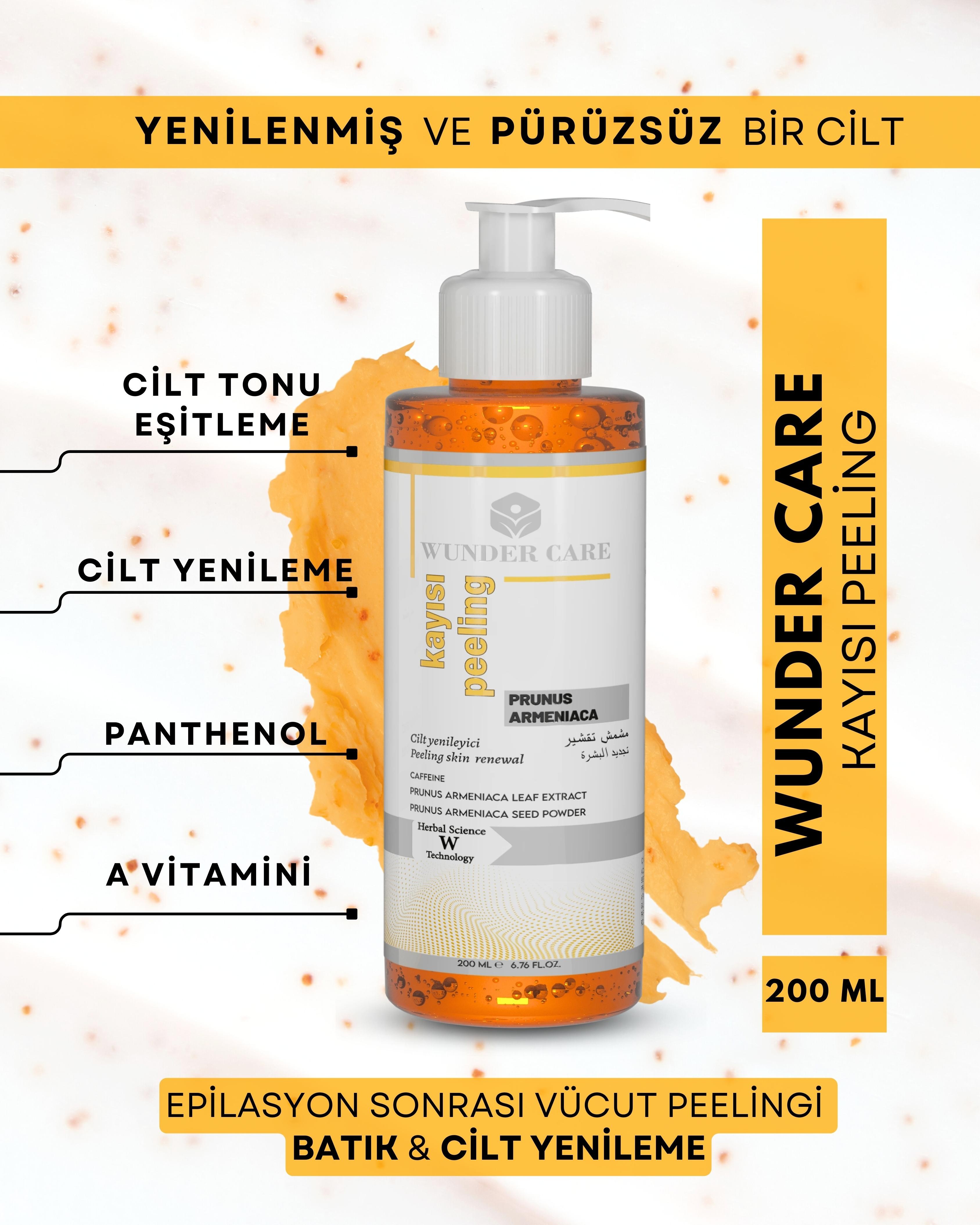 Wunder Care Kayısı Peeling 200 ML