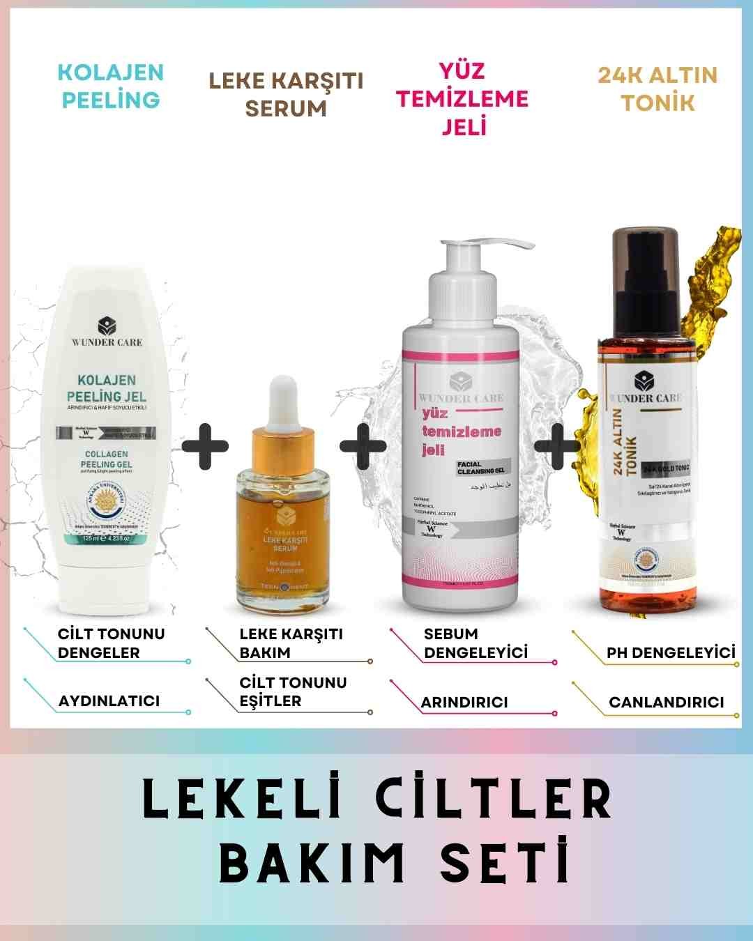 Wunder Care Lekeli Ciltler Bakım Seti