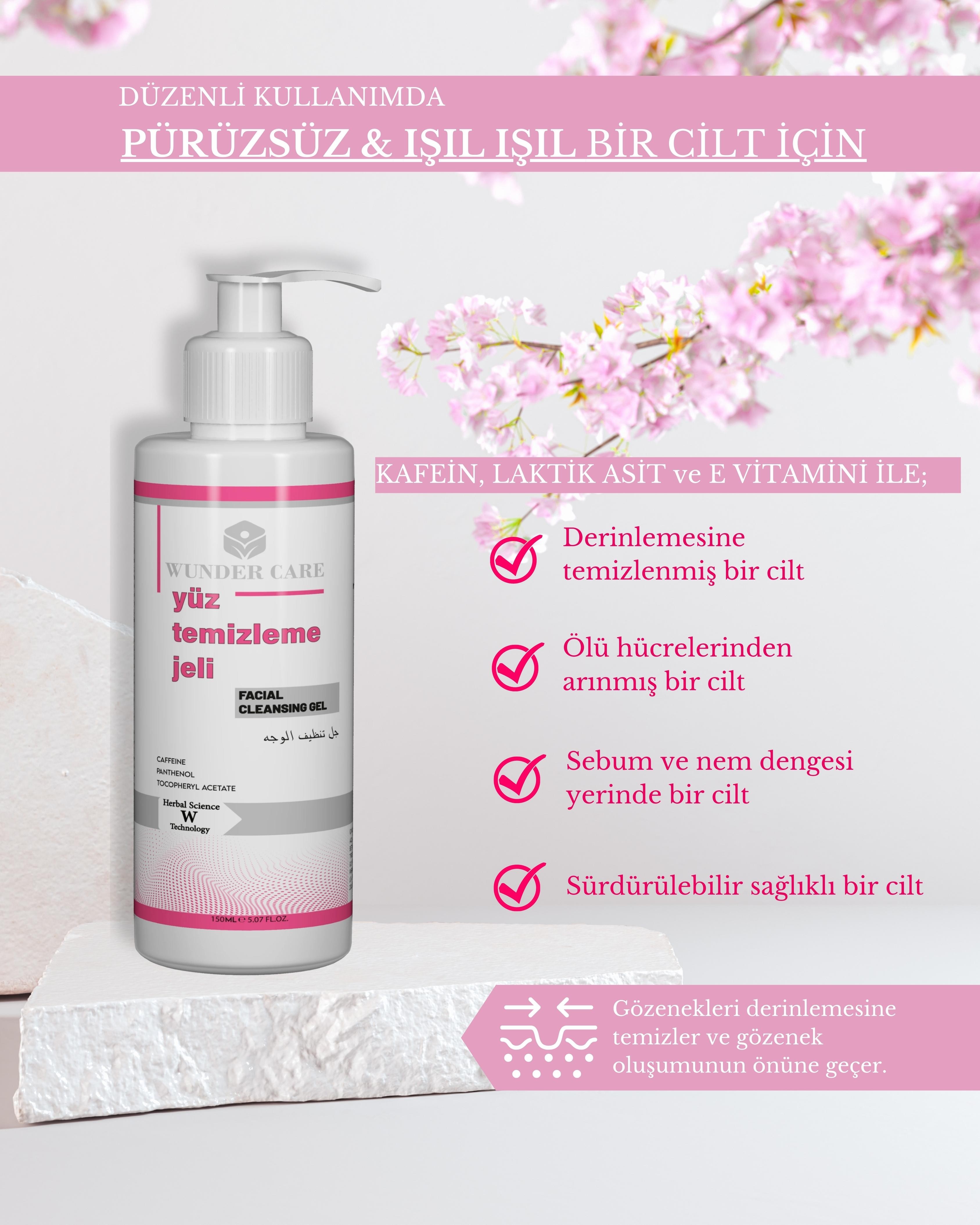 Wunder Care Yüz Temizleme Jeli 150 ML