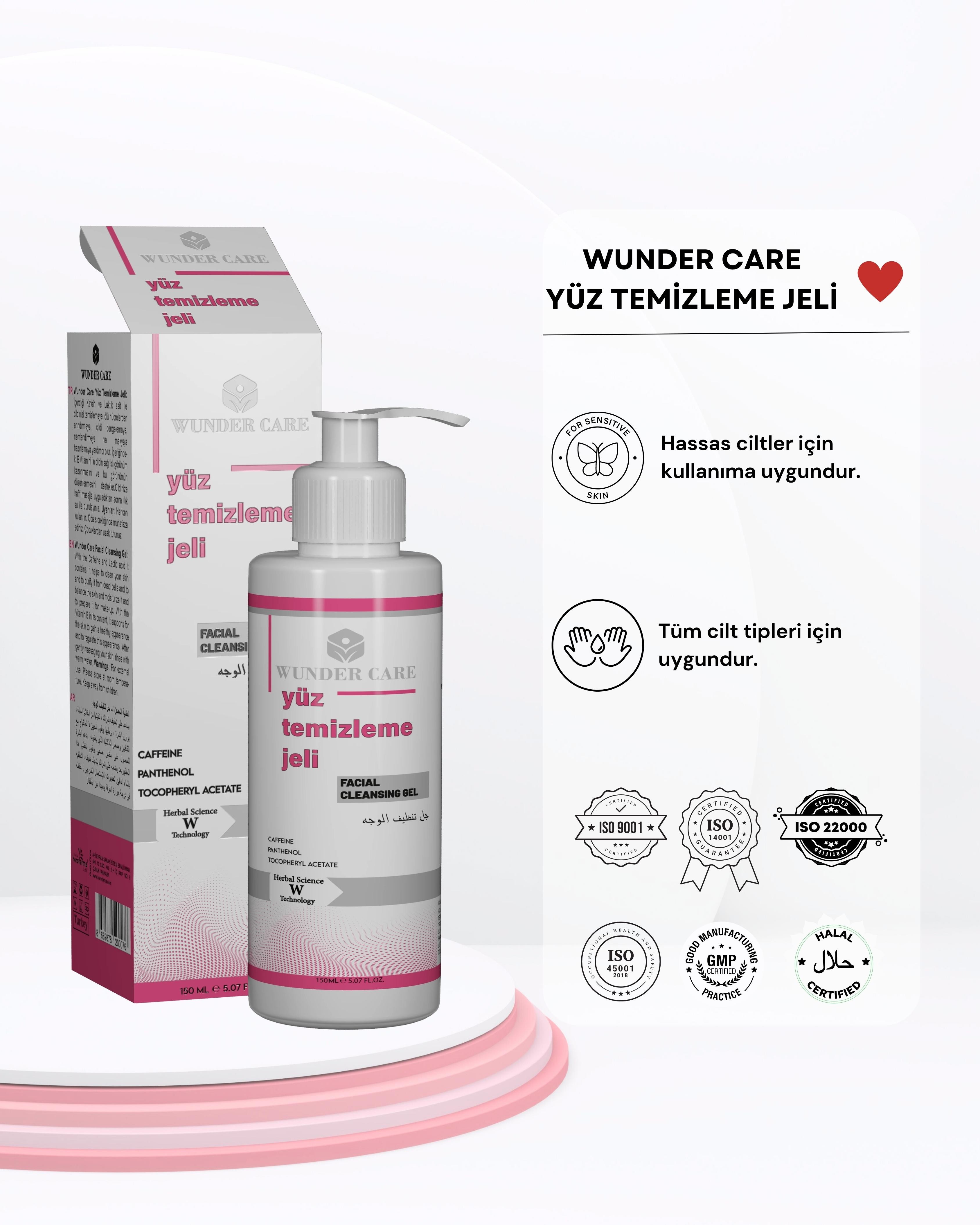 Wunder Care Yüz Temizleme Jeli 150 ML