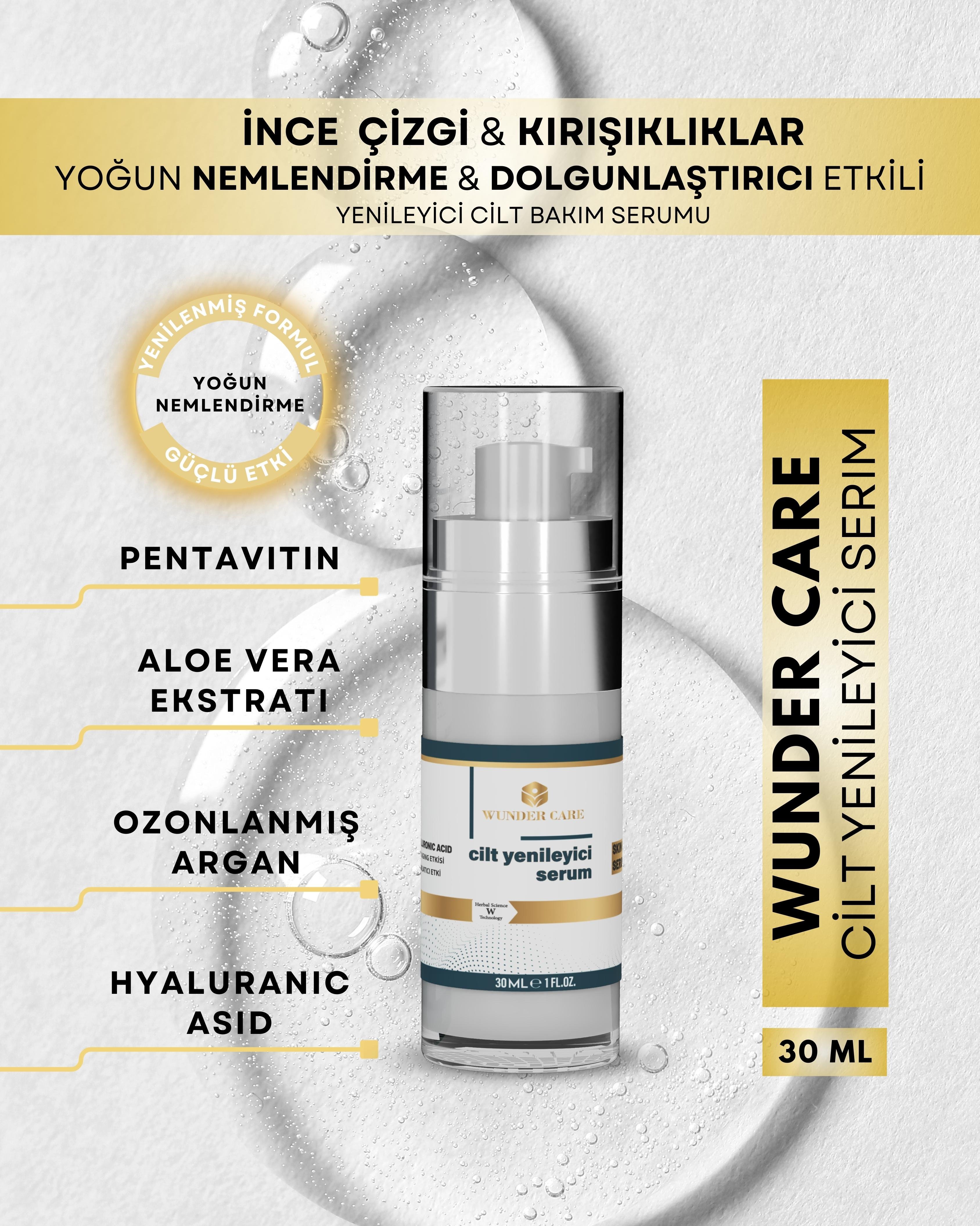 Wunder Care Cilt Yenileyici Serum 30 ML