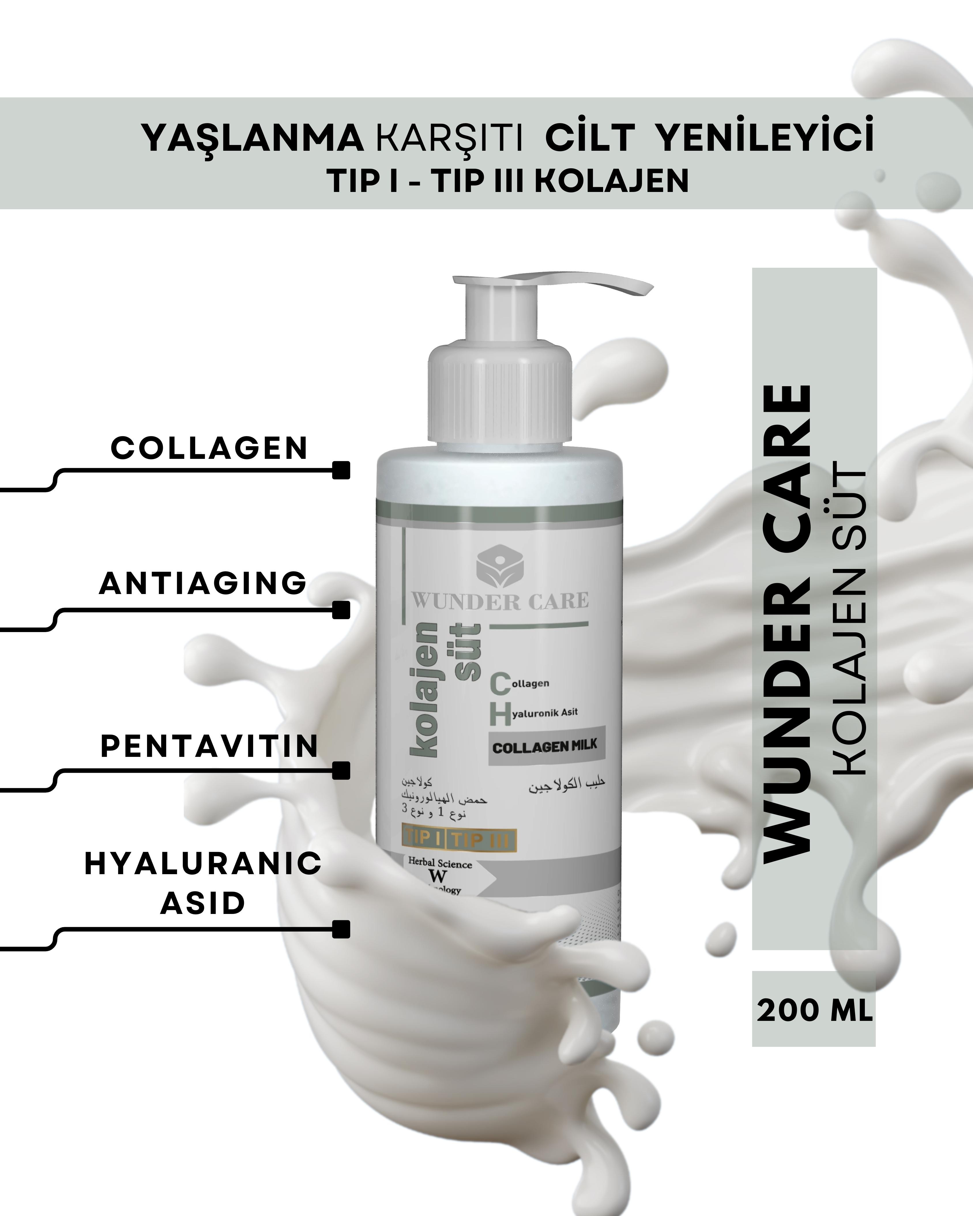 Wunder Care Kolejen Süt 200 ML