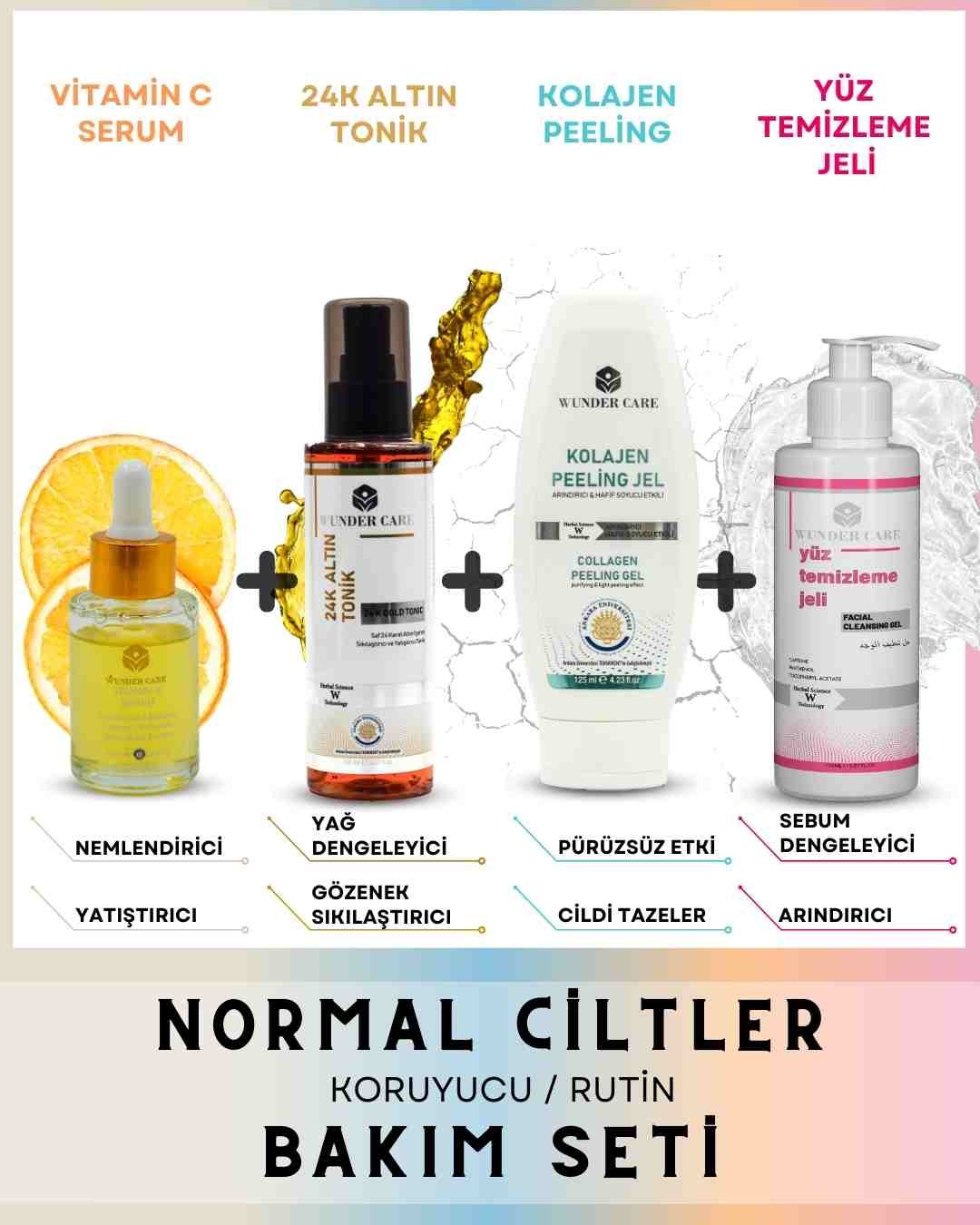 Wunder Care Normal Ciltler Bakım Seti
