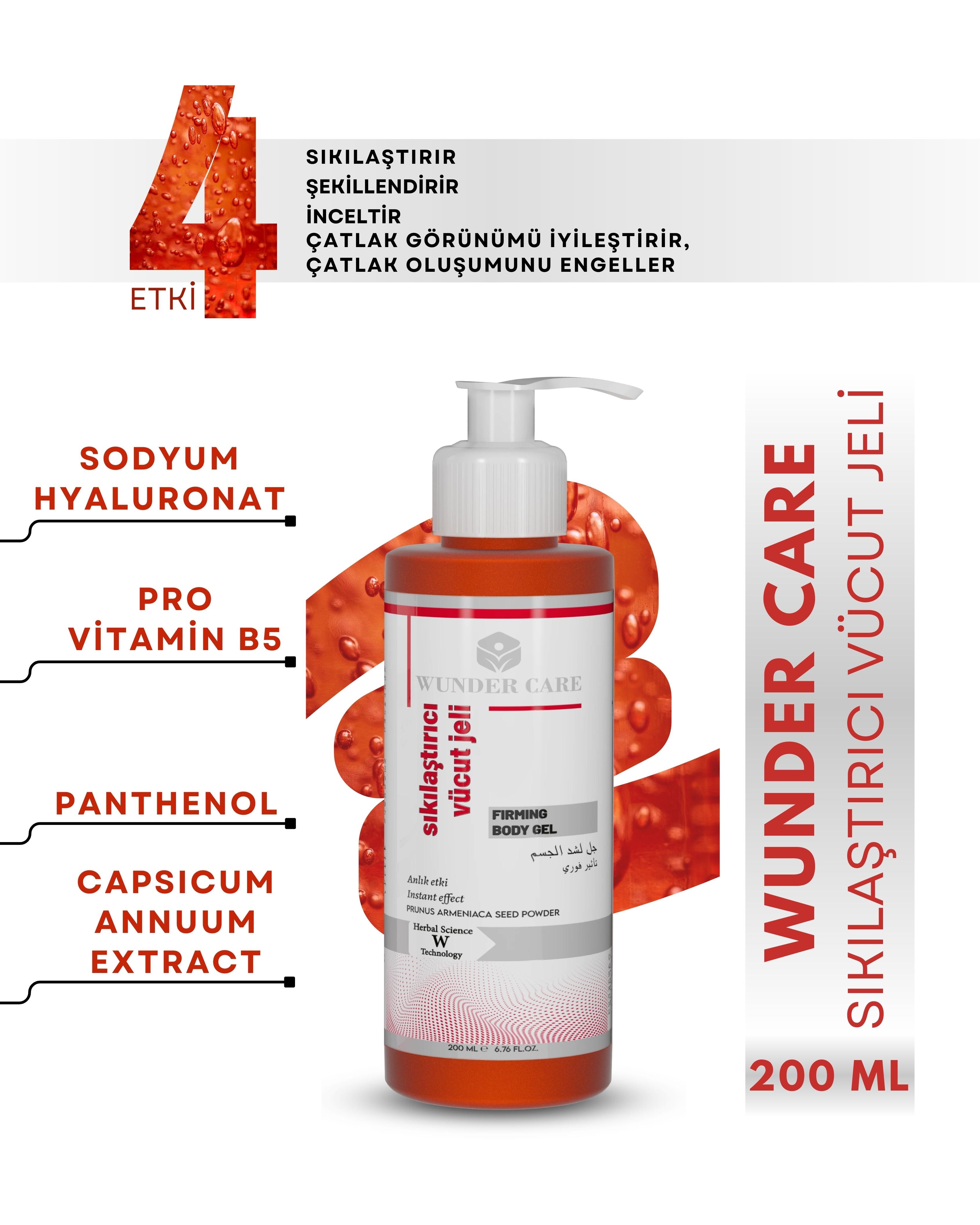 Wunder Care Sıkılaştırıcı Vücut Jeli 200 ML