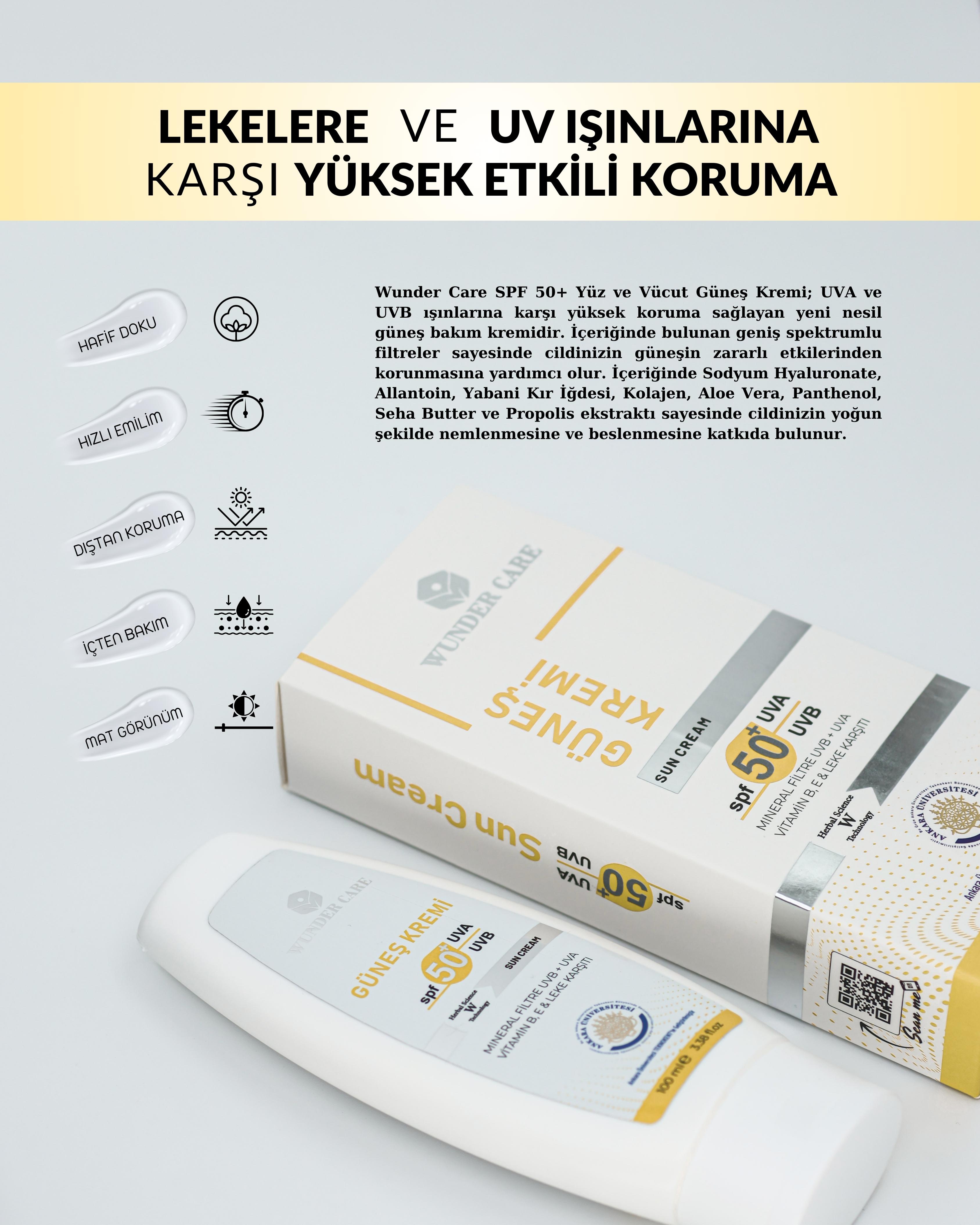 Wunder Care Güneş Kremi 100 ML