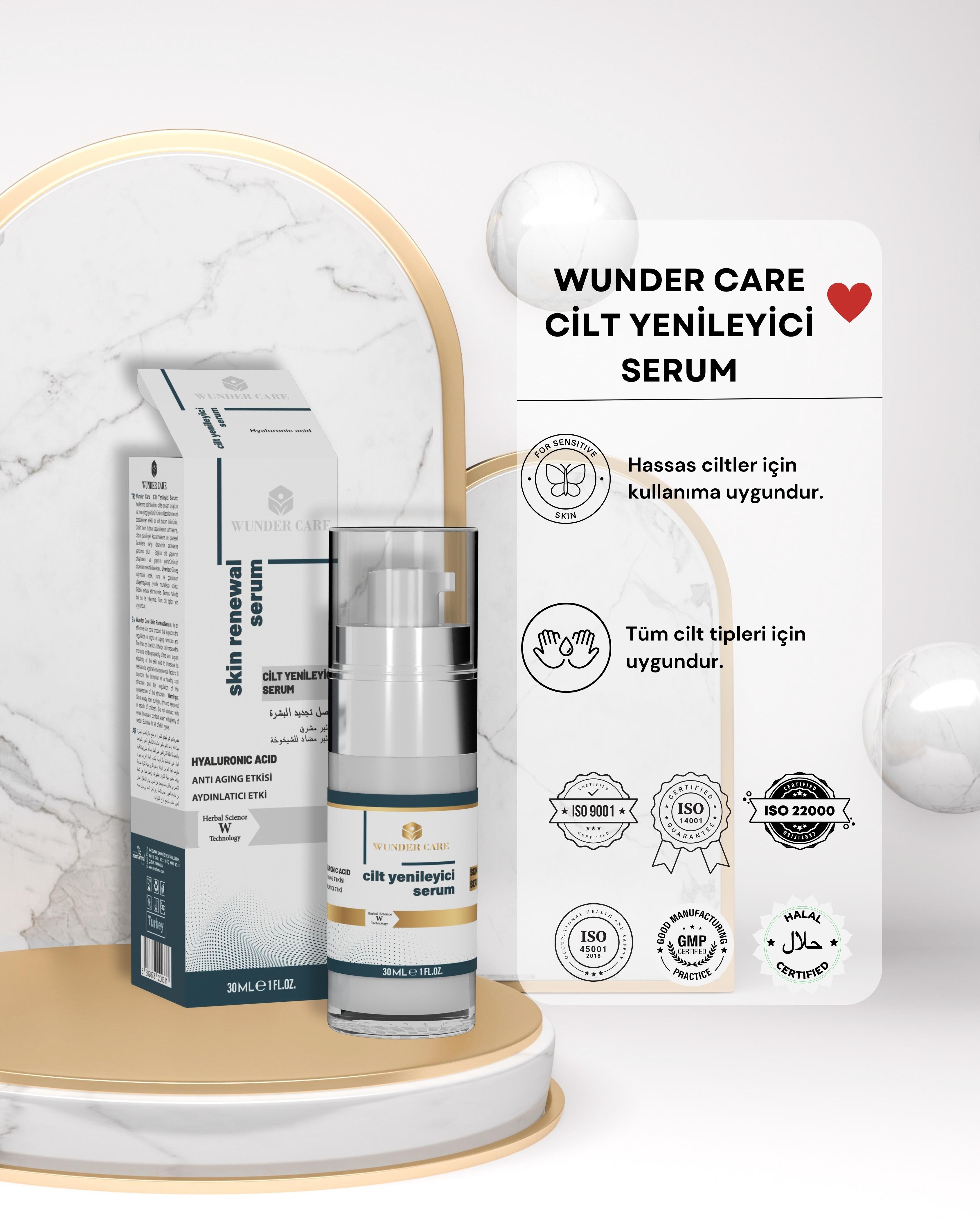 Wunder Care Cilt Yenileyici Serum 30 ML