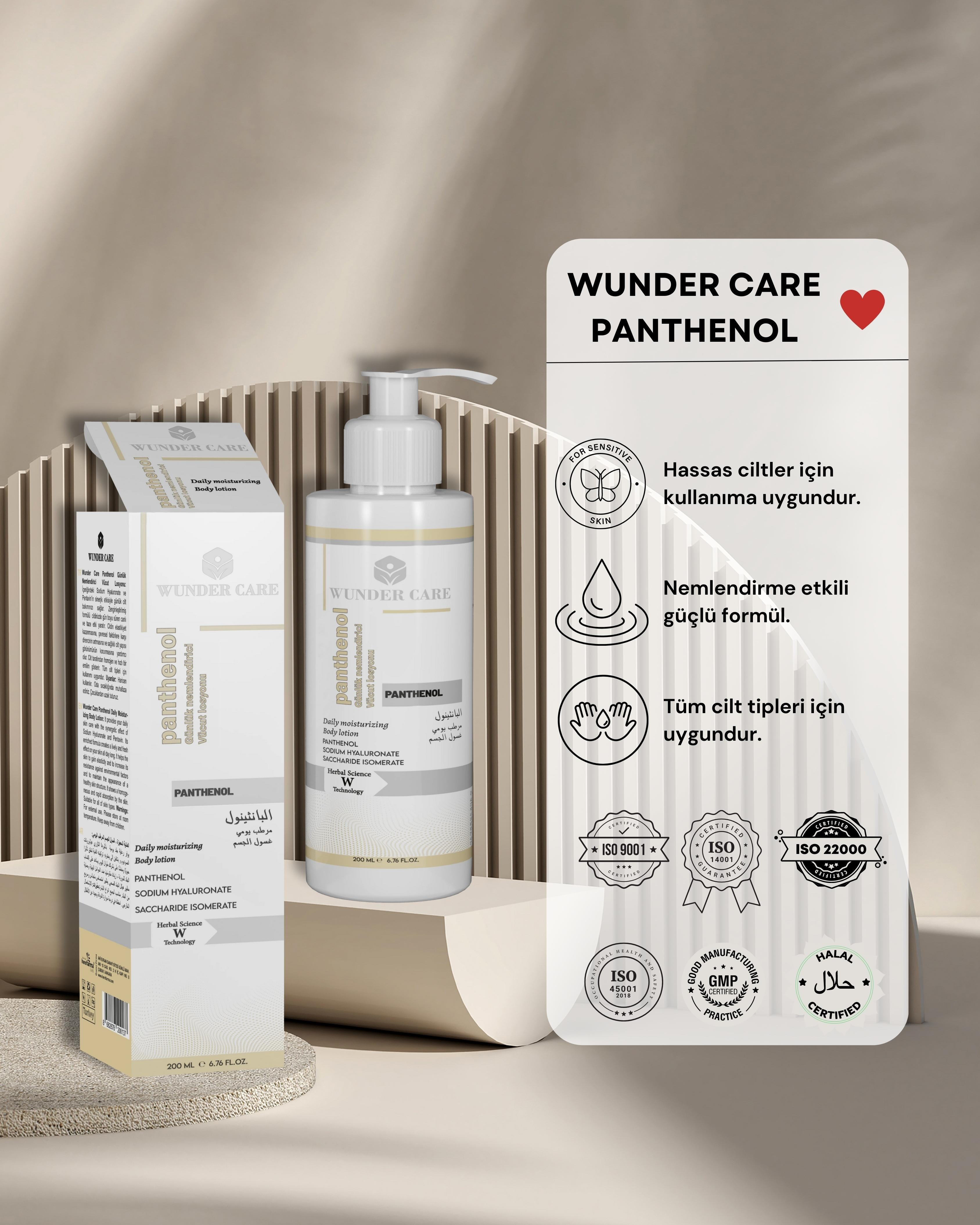 Wunder Care Panthenol Nemlendirici Krem 200 ML