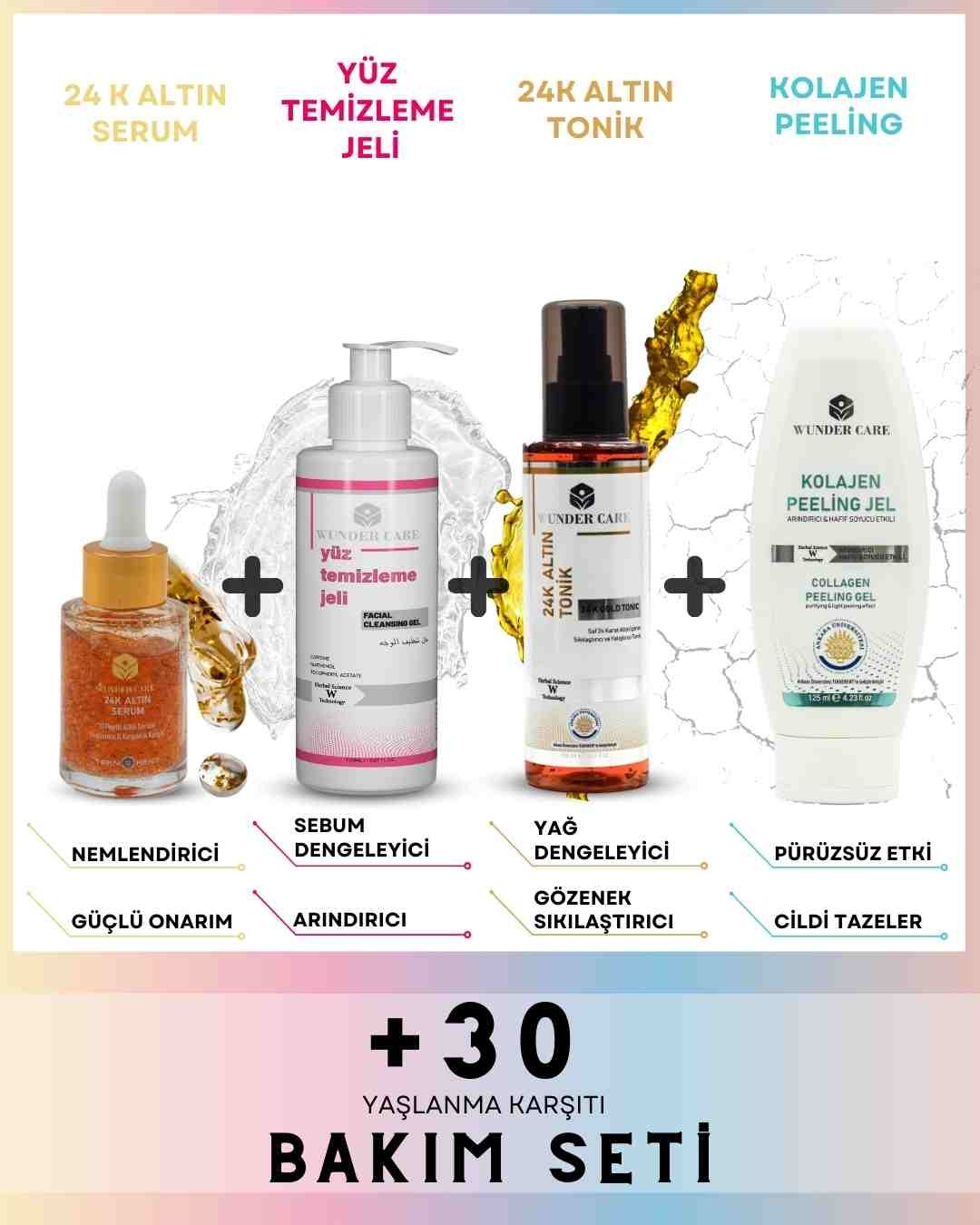 Wunder Care +30 Yaşlanma Karşıtı Bakım Seti